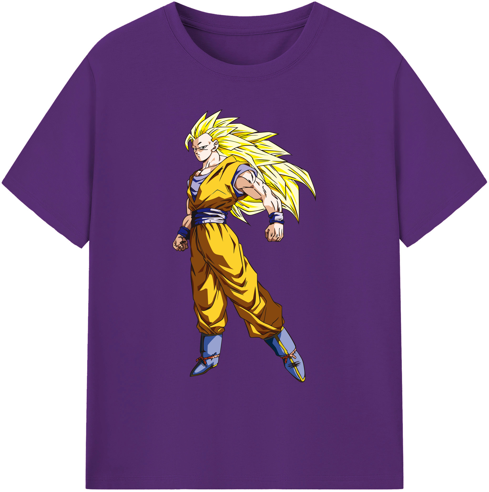 （画像用） ドラゴンボール 孫悟空（そん ごくう）Son Goku カカロット DRAGON BALL Kakarotto 綿100％ メンズ半袖Tシャツ｜肌触りやわらか＆通気性