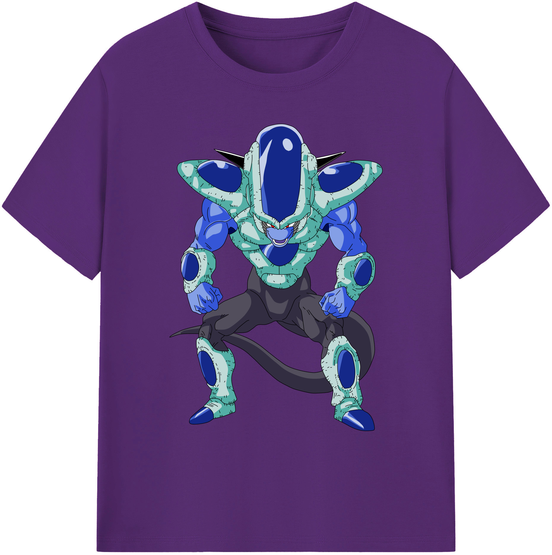 （画像用） ドラゴンボール フリーザ DRAGON BALL Frieza 綿100％ メンズ半袖Tシャツ｜肌触りやわらか＆通気性