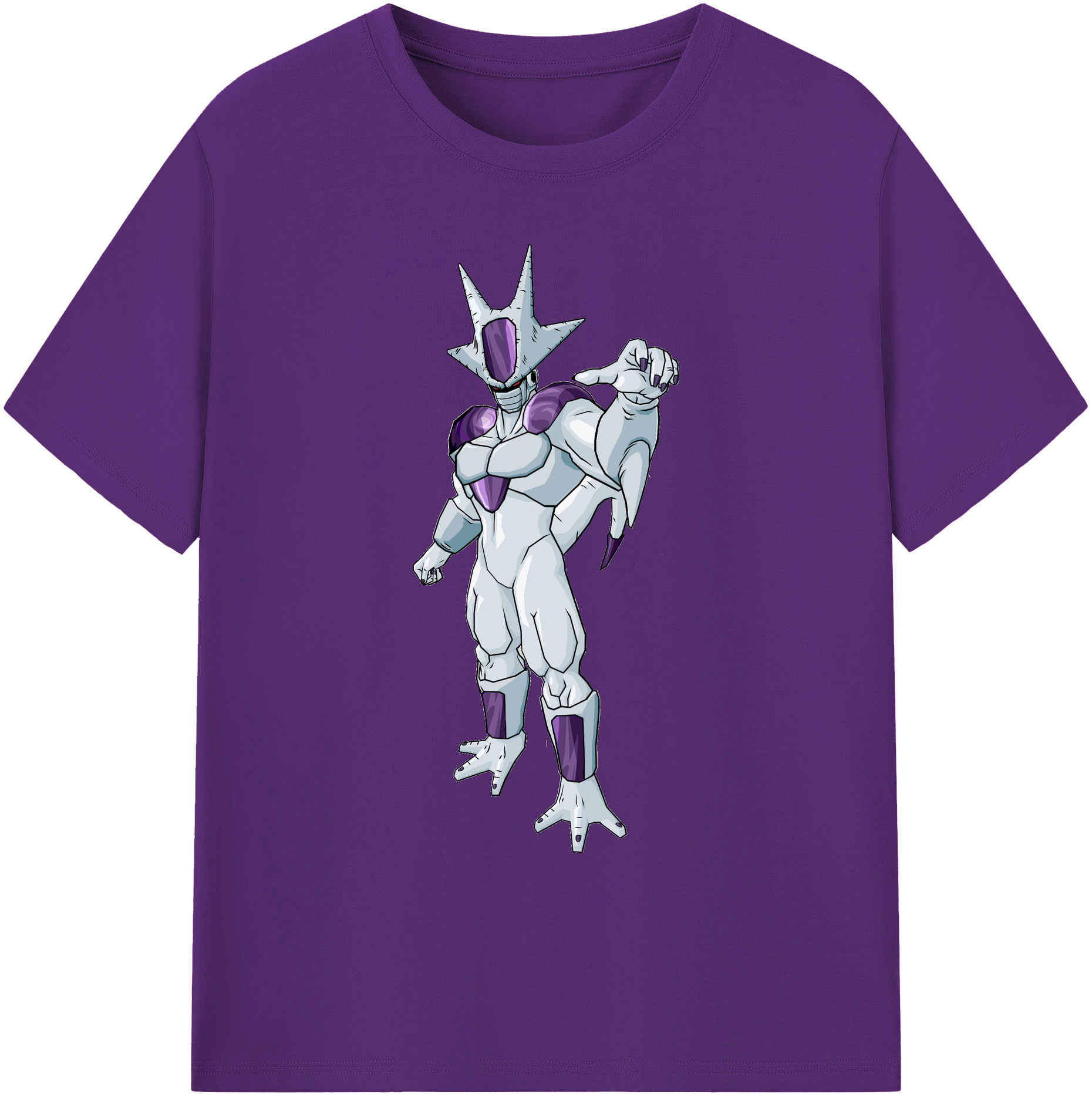 （画像用） ドラゴンボール クウラ DRAGON BALL Cooler Coora 綿100％ メンズ半袖Tシャツ｜肌触りやわらか＆通気性