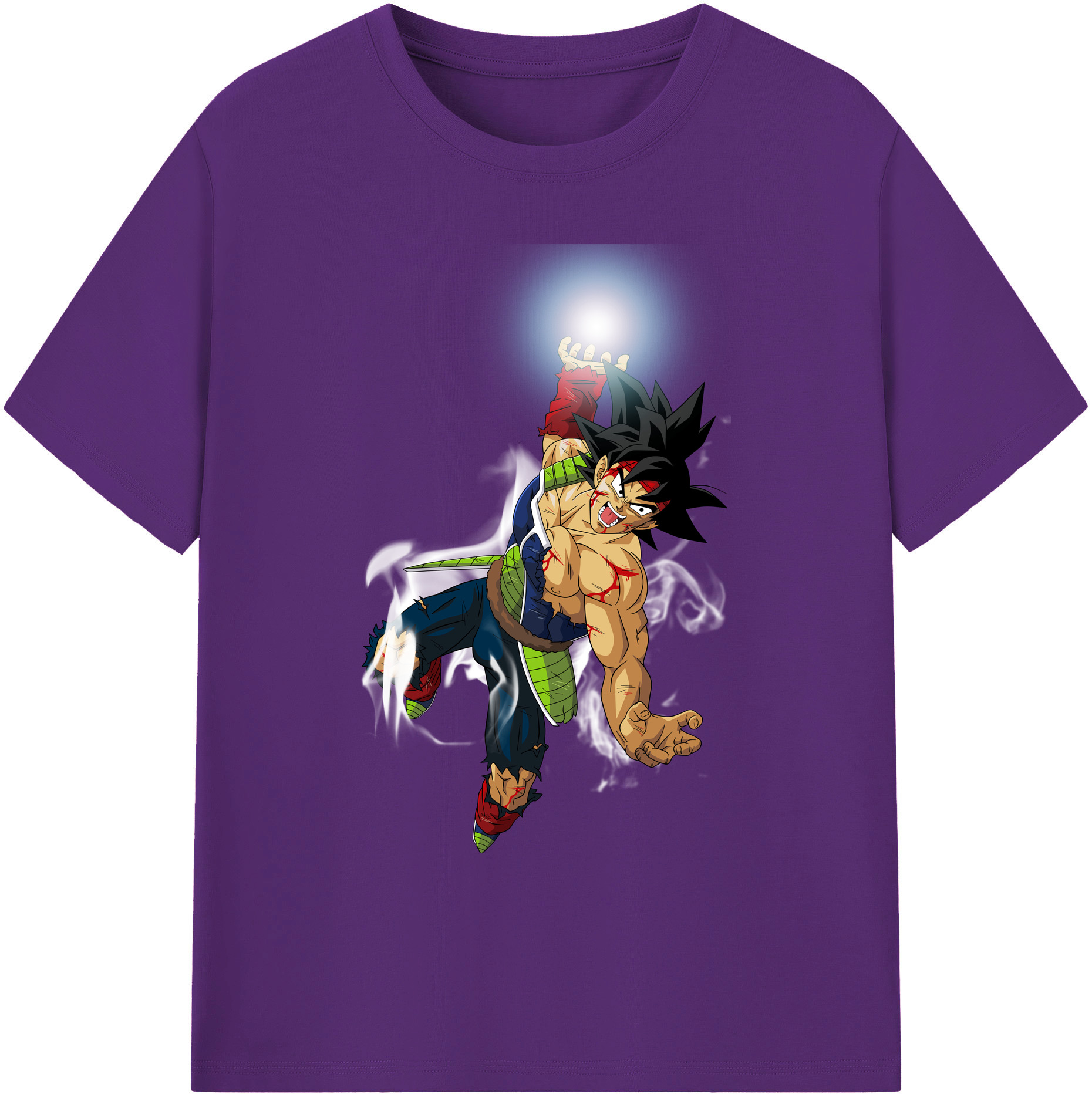 （画像用） ドラゴンボール バーダック DRAGON BALL Burdock 綿100％ メンズ半袖Tシャツ｜肌触りやわらか＆通気性