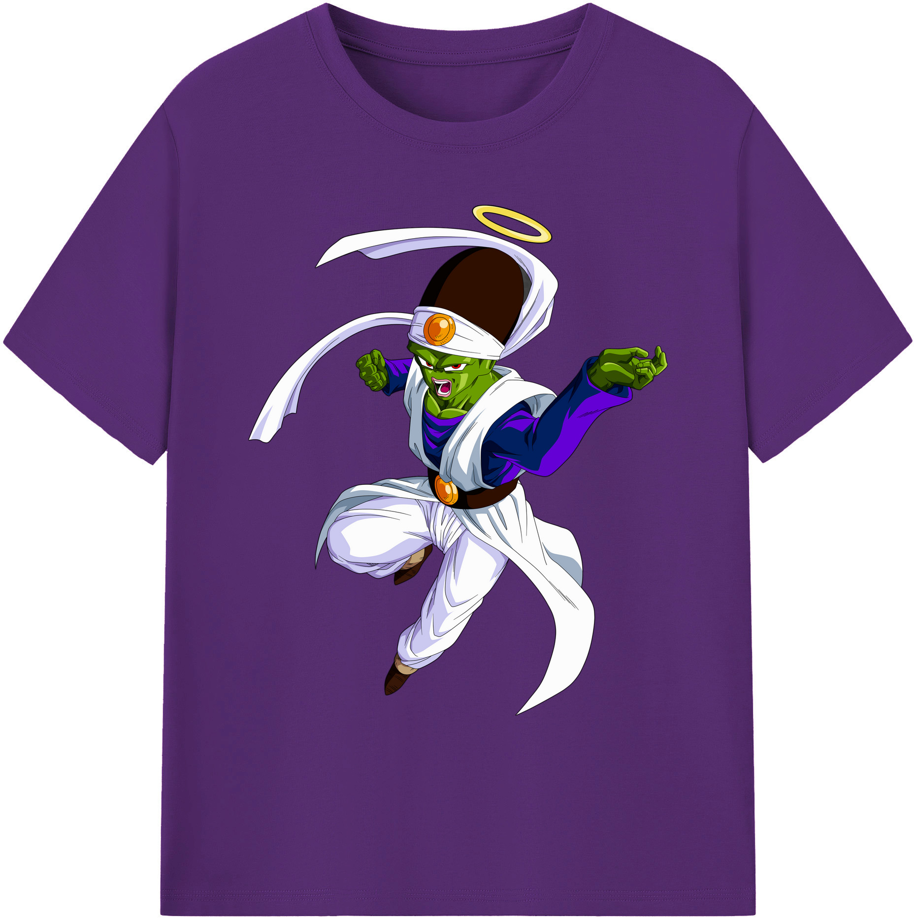 （画像用） ドラゴンボール パイクーハン DRAGON BALL Pikkon 綿100％ メンズ半袖Tシャツ｜肌触りやわらか＆通気性