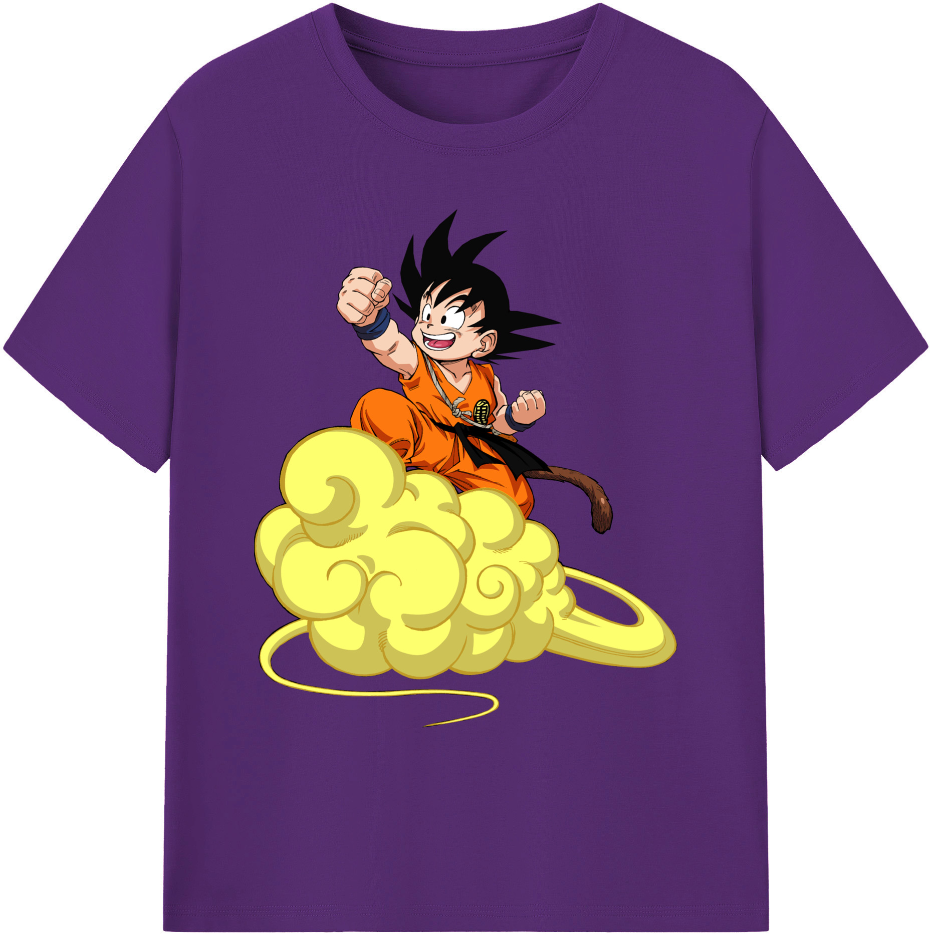 （画像用） ドラゴンボール 孫悟空（そん ごくう）Son Goku カカロット DRAGON BALL Kakarotto 綿100％ メンズ半袖Tシャツ｜肌触りやわらか＆通気性