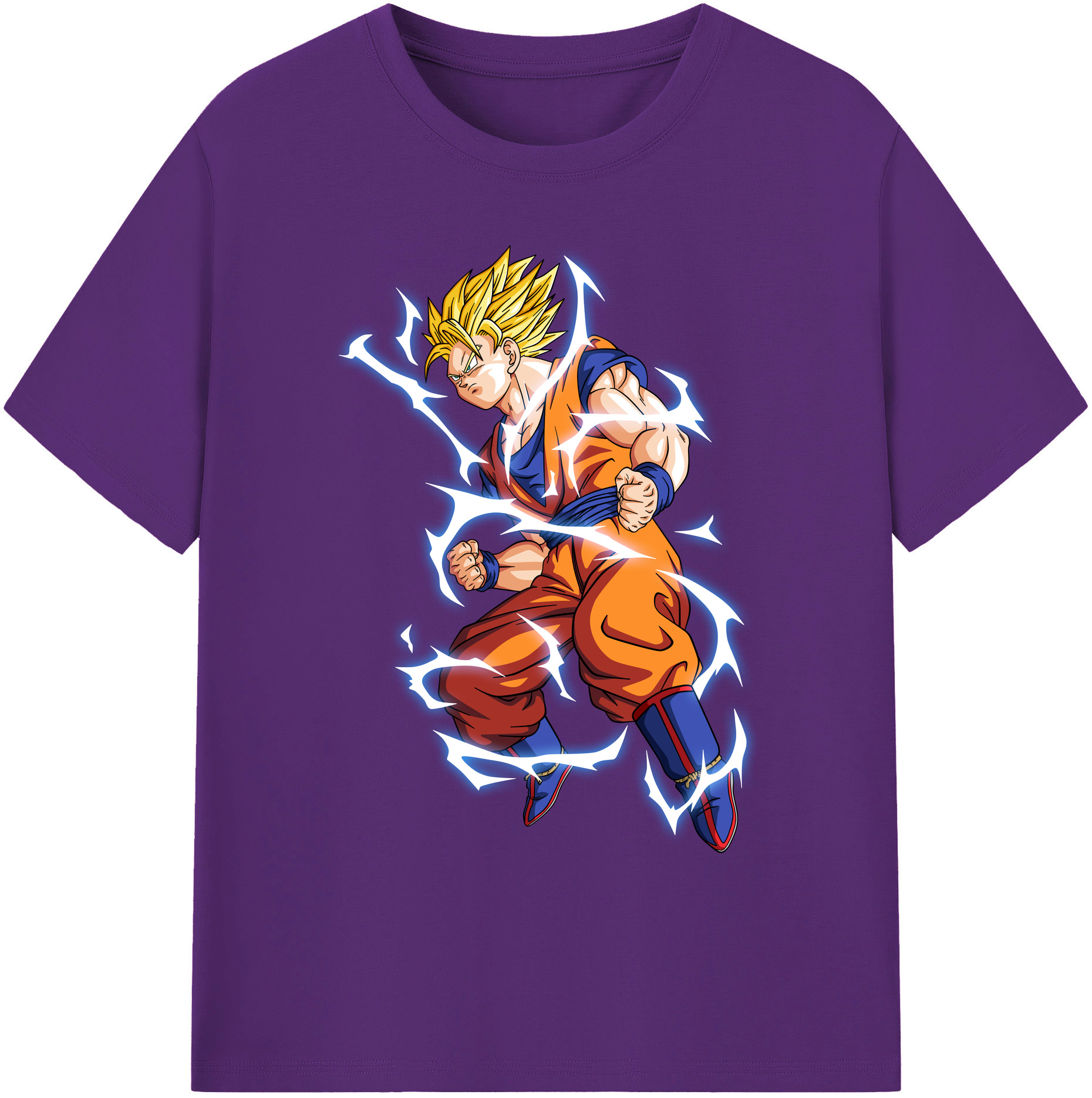 （画像用） ドラゴンボール 孫悟空（そん ごくう）Son Goku カカロット DRAGON BALL Kakarotto 綿100％ メンズ半袖Tシャツ｜肌触りやわらか＆通気性