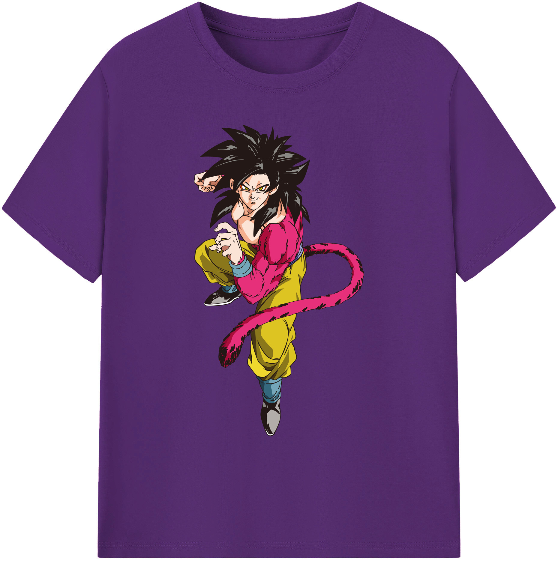 （画像用） ドラゴンボール 孫悟空（そん ごくう）Son Goku カカロット DRAGON BALL Kakarotto 綿100％ メンズ半袖Tシャツ｜肌触りやわらか＆通気性