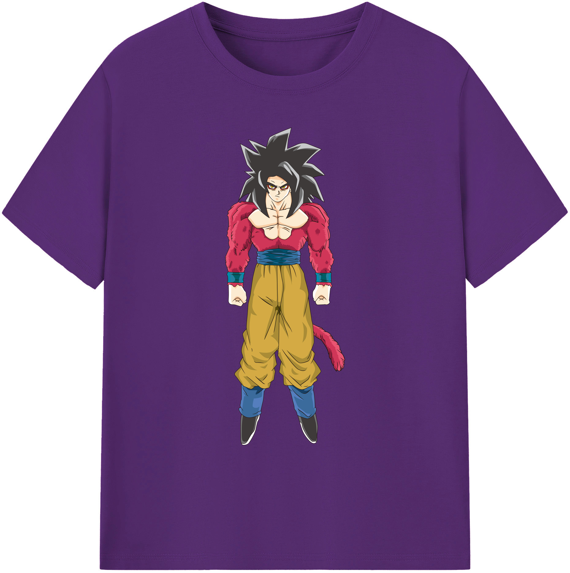 （画像用） ドラゴンボール 孫悟空（そん ごくう）Son Goku カカロット DRAGON BALL Kakarotto 綿100％ メンズ半袖Tシャツ｜肌触りやわらか＆通気性