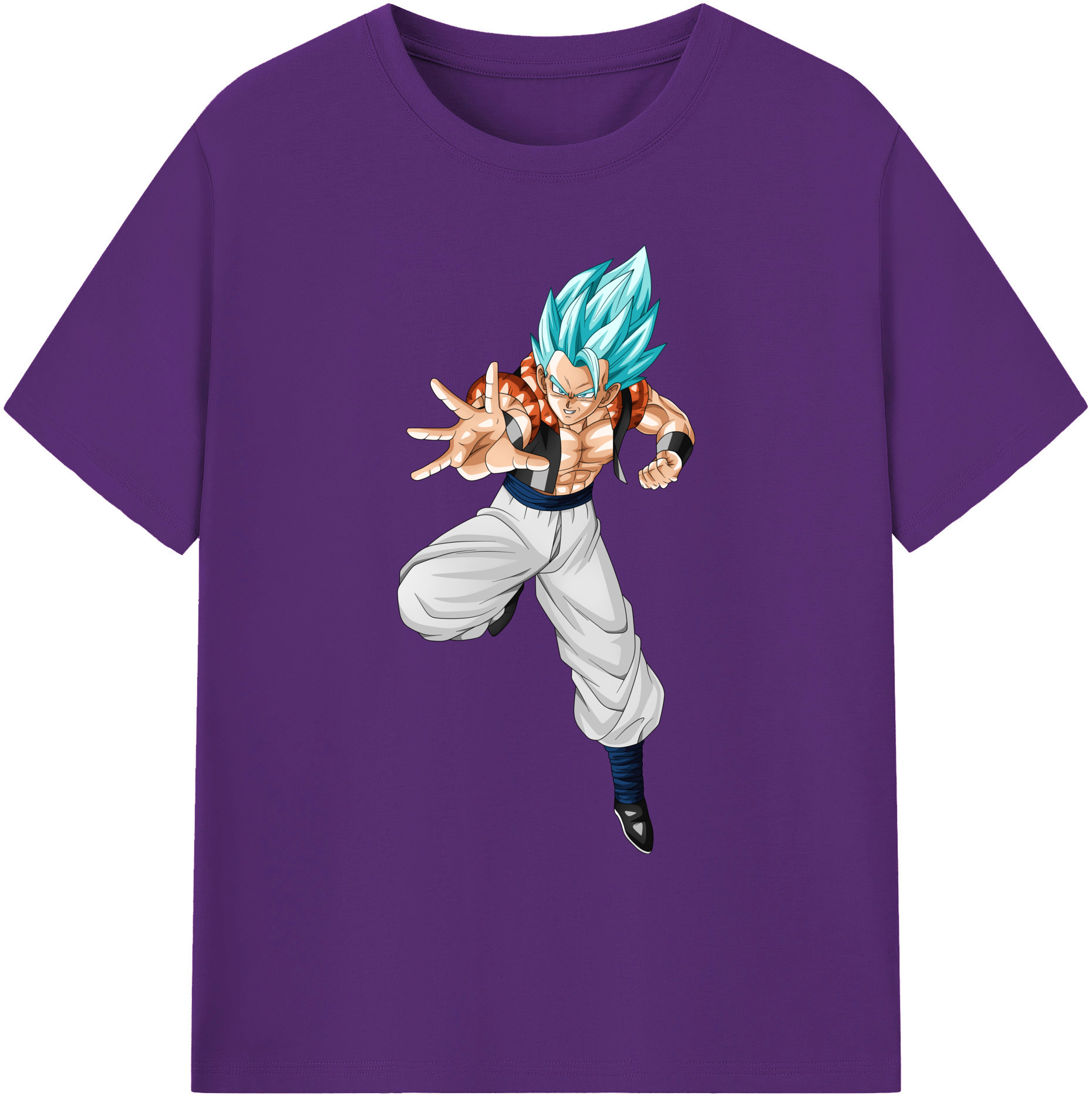 （画像用） ドラゴンボール ベジータ四世（Bejīta Yonsei）DRAGON BALL Vegeta IV 綿100％ メンズ半袖Tシャツ｜肌触りやわらか＆通気性