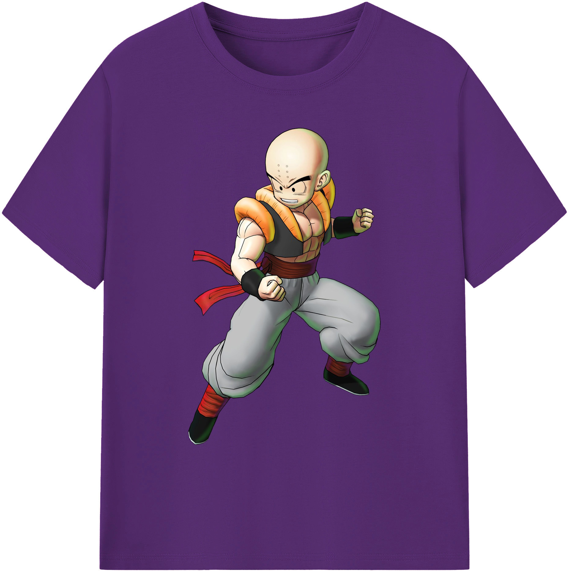 ドラゴンボール クリリン DRAGON BALL krillin 綿100％ メンズ半袖Tシャツ｜肌触りやわらか＆通気性