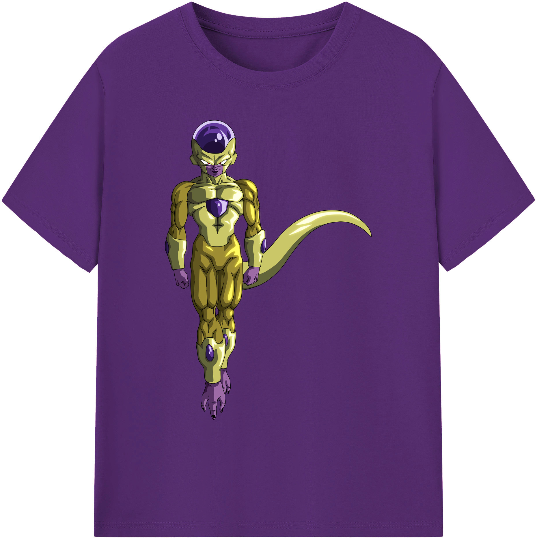 （画像用） ドラゴンボール フリーザ DRAGON BALL Frieza 綿100％ メンズ半袖Tシャツ｜肌触りやわらか＆通気性