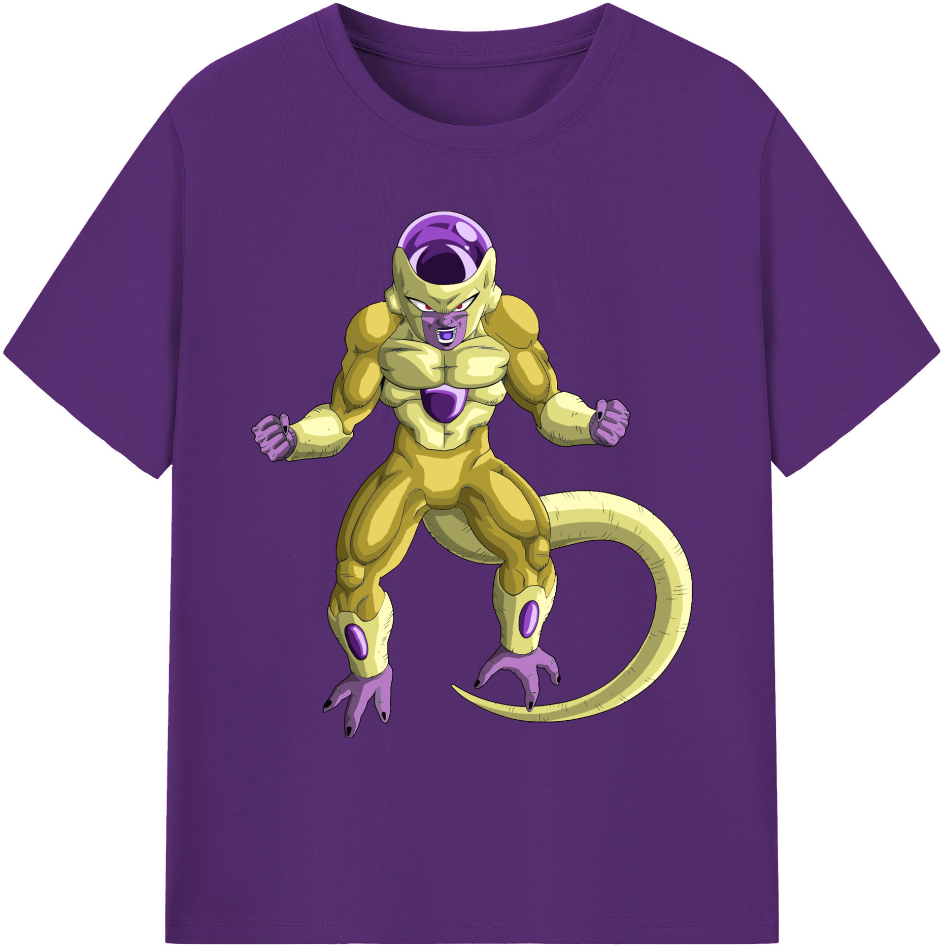 （画像用） ドラゴンボール フリーザ DRAGON BALL Frieza 綿100％ メンズ半袖Tシャツ｜肌触りやわらか＆通気性