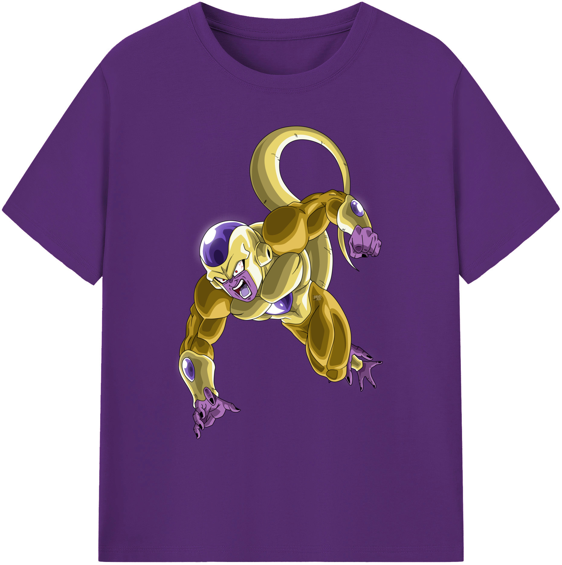 （画像用） ドラゴンボール フリーザ DRAGON BALL Frieza 綿100％ メンズ半袖Tシャツ｜肌触りやわらか＆通気性