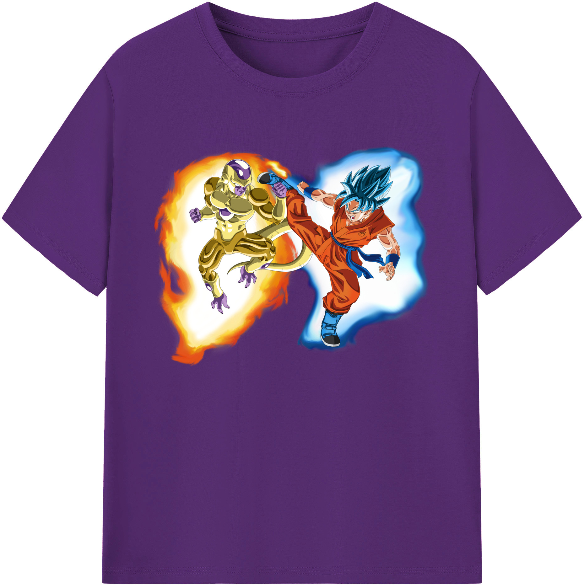 （画像用） ドラゴンボール フリーザ DRAGON BALL Frieza 綿100％ メンズ半袖Tシャツ｜肌触りやわらか＆通気性