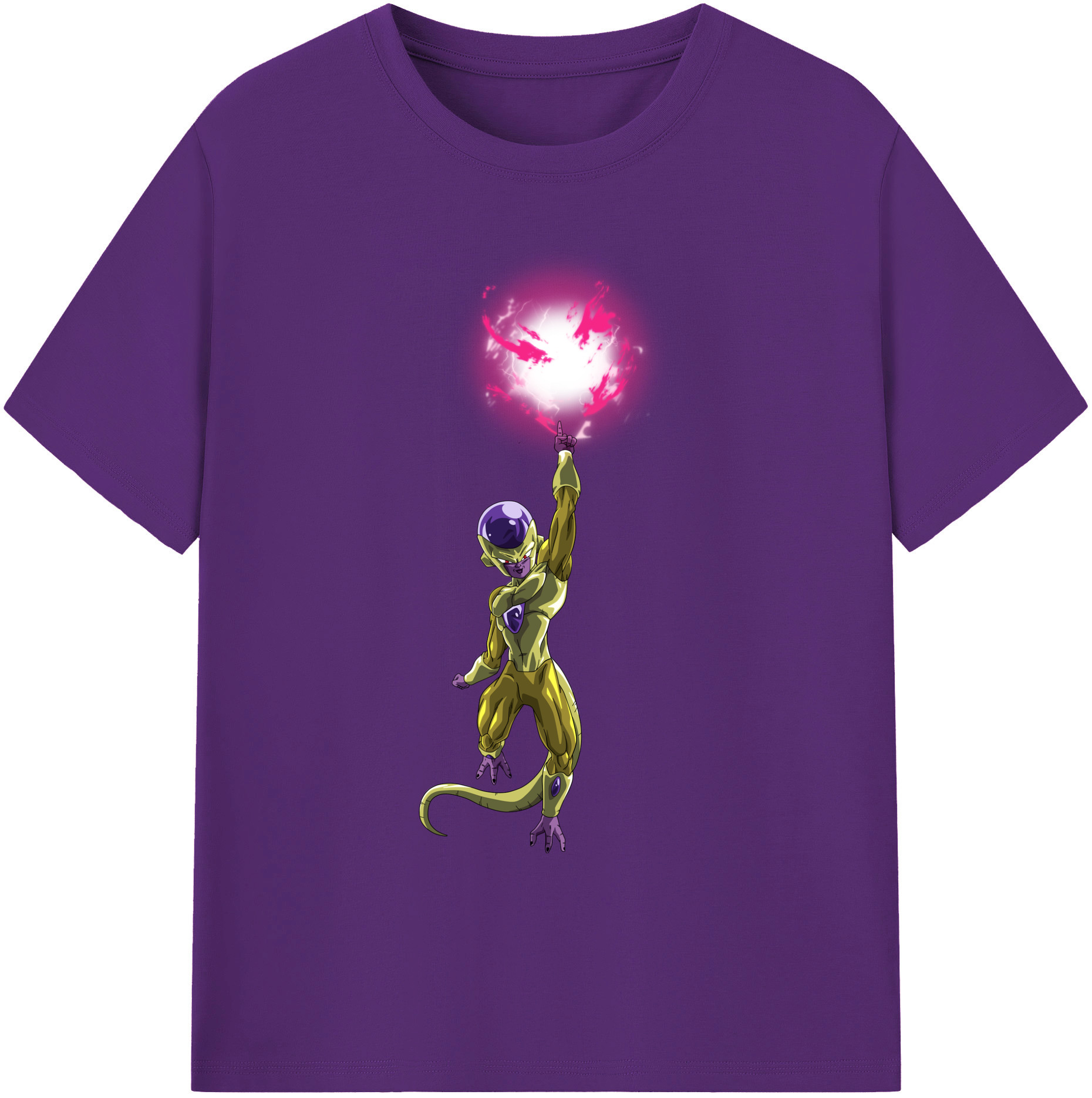 （画像用） ドラゴンボール フリーザ DRAGON BALL Frieza 綿100％ メンズ半袖Tシャツ｜肌触りやわらか＆通気性