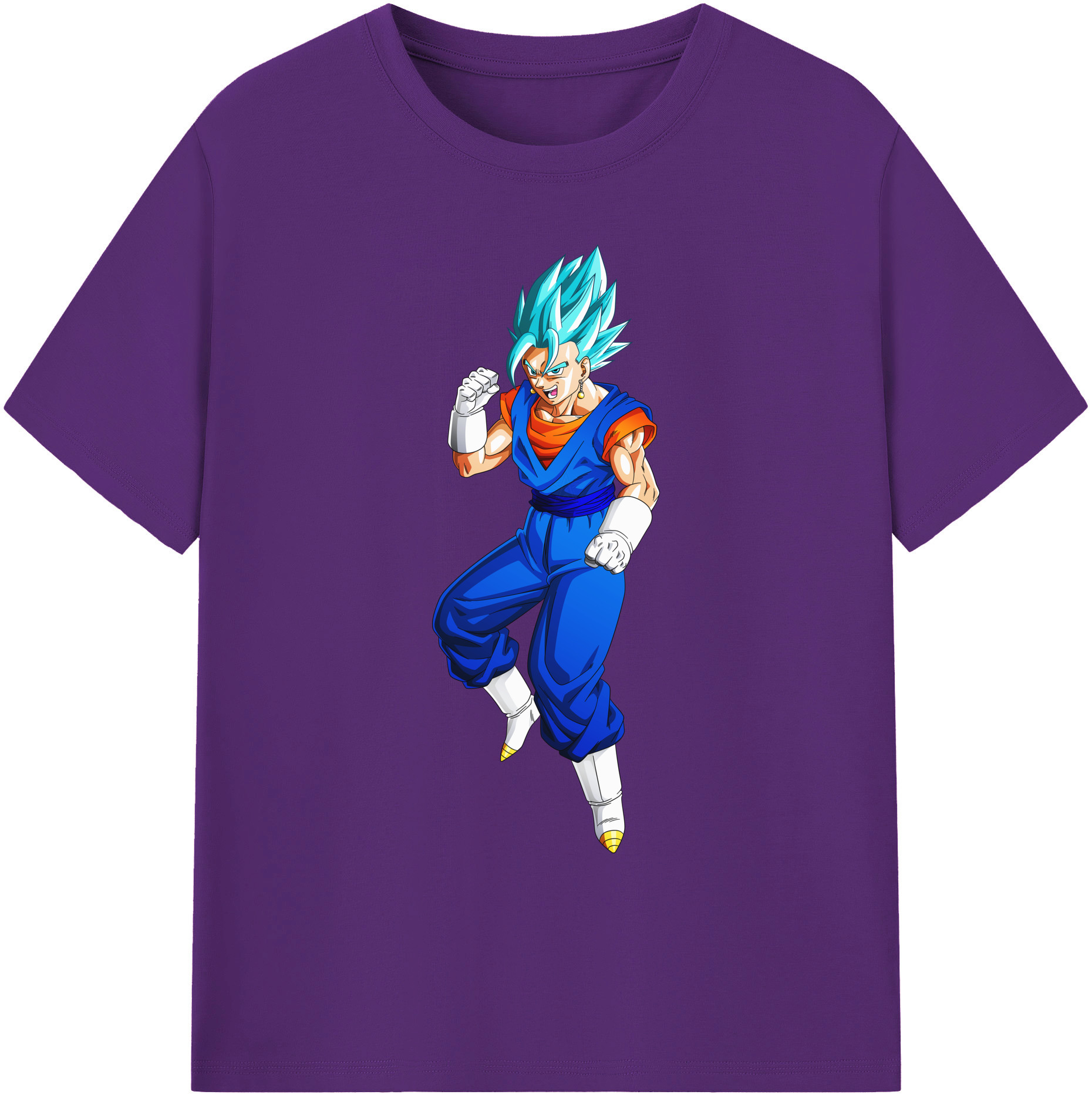 （画像用） ドラゴンボール ベジット DRAGON BALL Vegetto 綿100％ メンズ半袖Tシャツ｜肌触りやわらか＆通気性