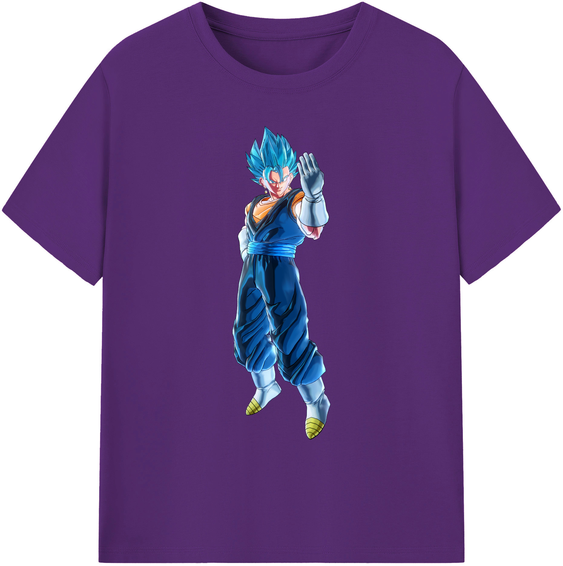 （画像用） ドラゴンボール ベジット DRAGON BALL Vegetto 綿100％ メンズ半袖Tシャツ｜肌触りやわらか＆通気性
