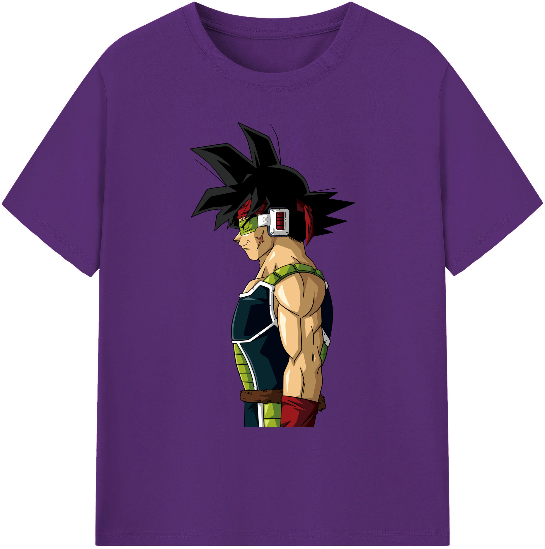 （画像用） ドラゴンボール バーダック DRAGON BALL Burdock 綿100％ メンズ半袖Tシャツ｜肌触りやわらか＆通気性