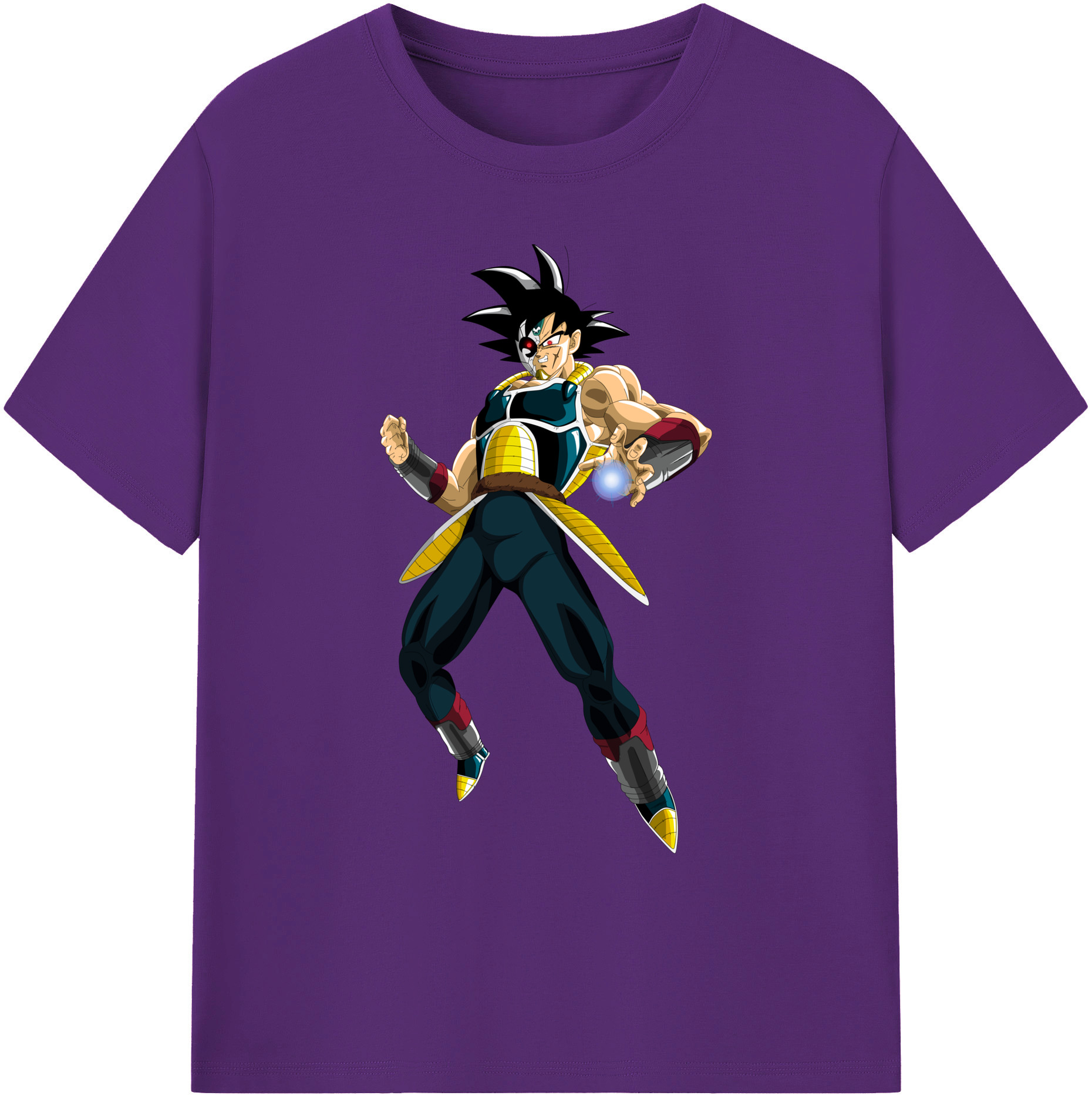 （画像用） ドラゴンボール バーダック DRAGON BALL Burdock 綿100％ メンズ半袖Tシャツ｜肌触りやわらか＆通気性