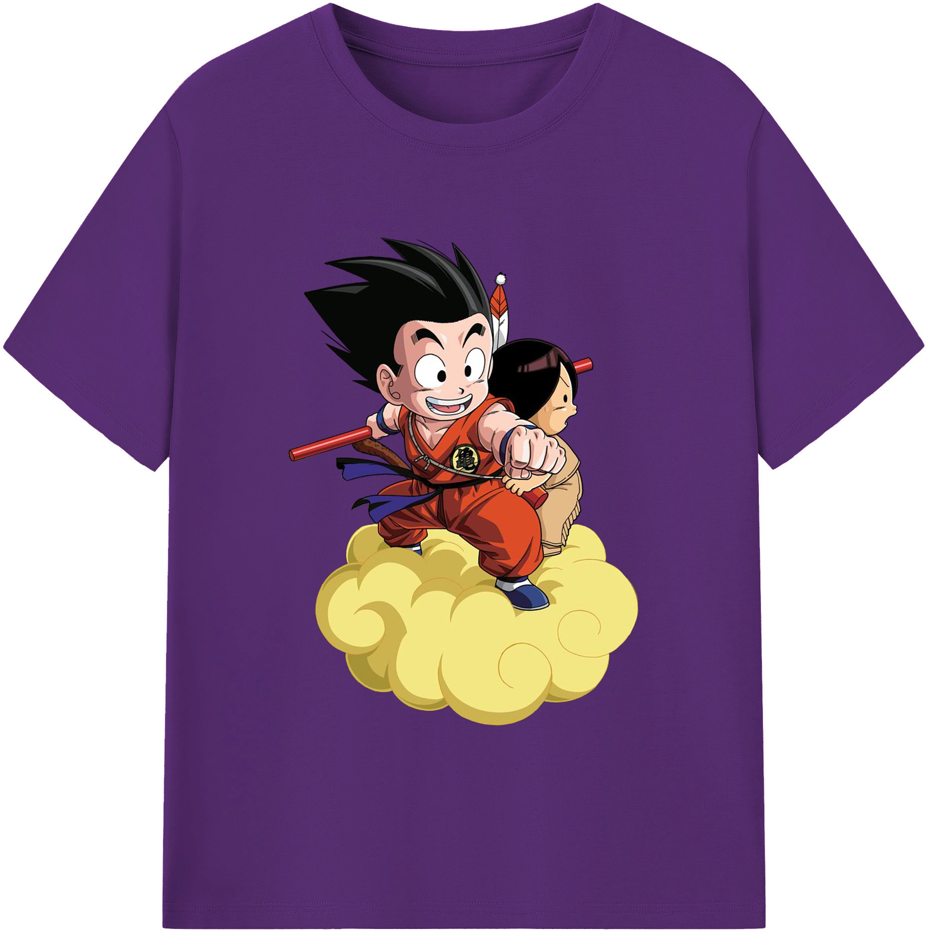 （画像用） ドラゴンボール 孫悟空（そん ごくう）Son Goku カカロット DRAGON BALL Kakarotto 綿100％ メンズ半袖Tシャツ｜肌触りやわらか＆通気性