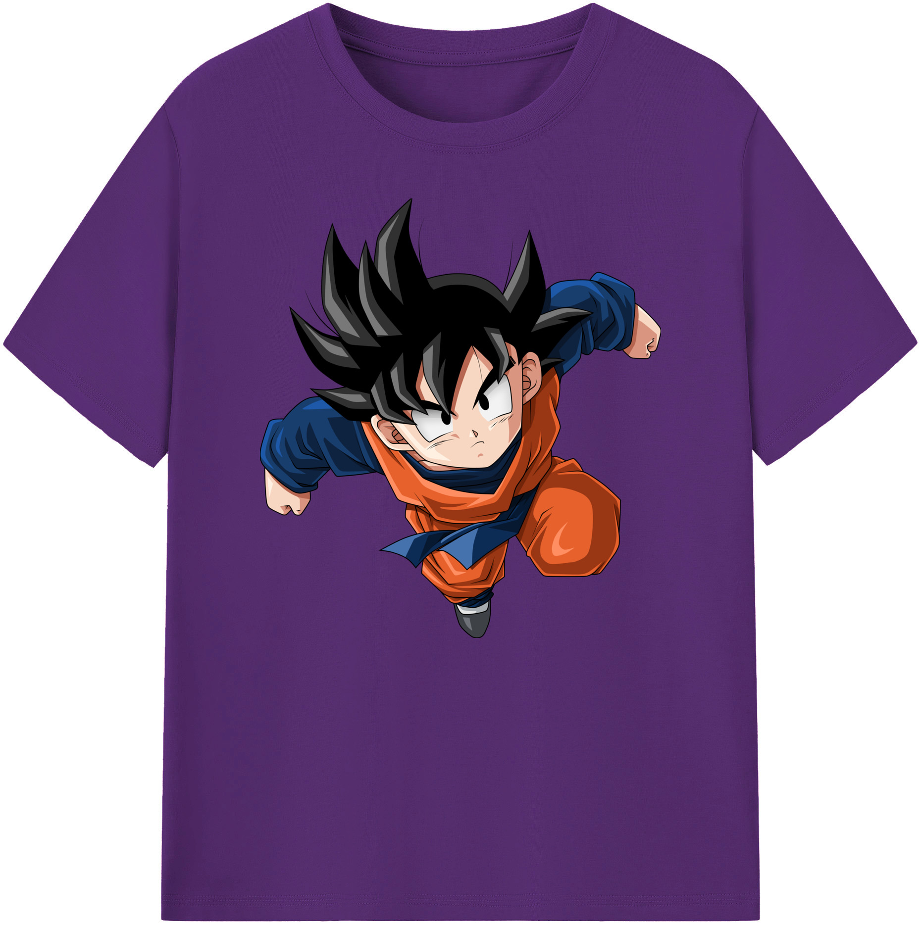 （画像用） ドラゴンボール 孫悟空（そん ごくう）Son Goku カカロット DRAGON BALL Kakarotto 綿100％ メンズ半袖Tシャツ｜肌触りやわらか＆通気性