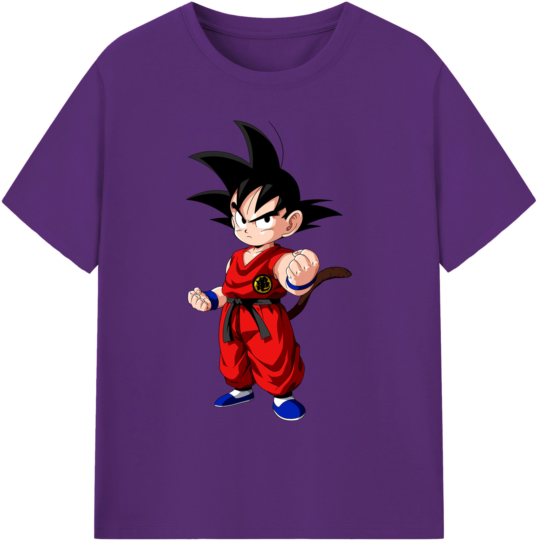 （画像用） ドラゴンボール 孫悟空（そん ごくう）Son Goku カカロット DRAGON BALL Kakarotto 綿100％ メンズ半袖Tシャツ｜肌触りやわらか＆通気性