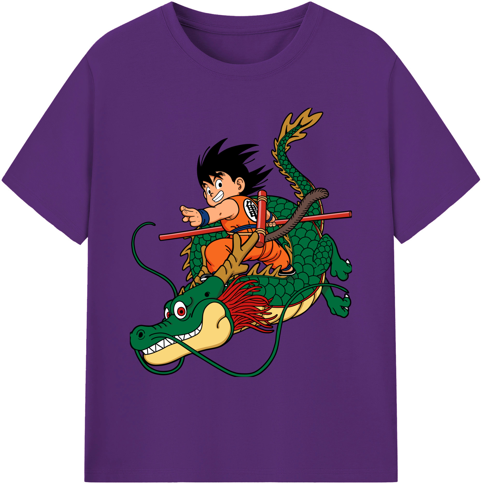 （画像用） ドラゴンボール 孫悟空（そん ごくう）Son Goku カカロット DRAGON BALL Kakarotto 綿100％ メンズ半袖Tシャツ｜肌触りやわらか＆通気性