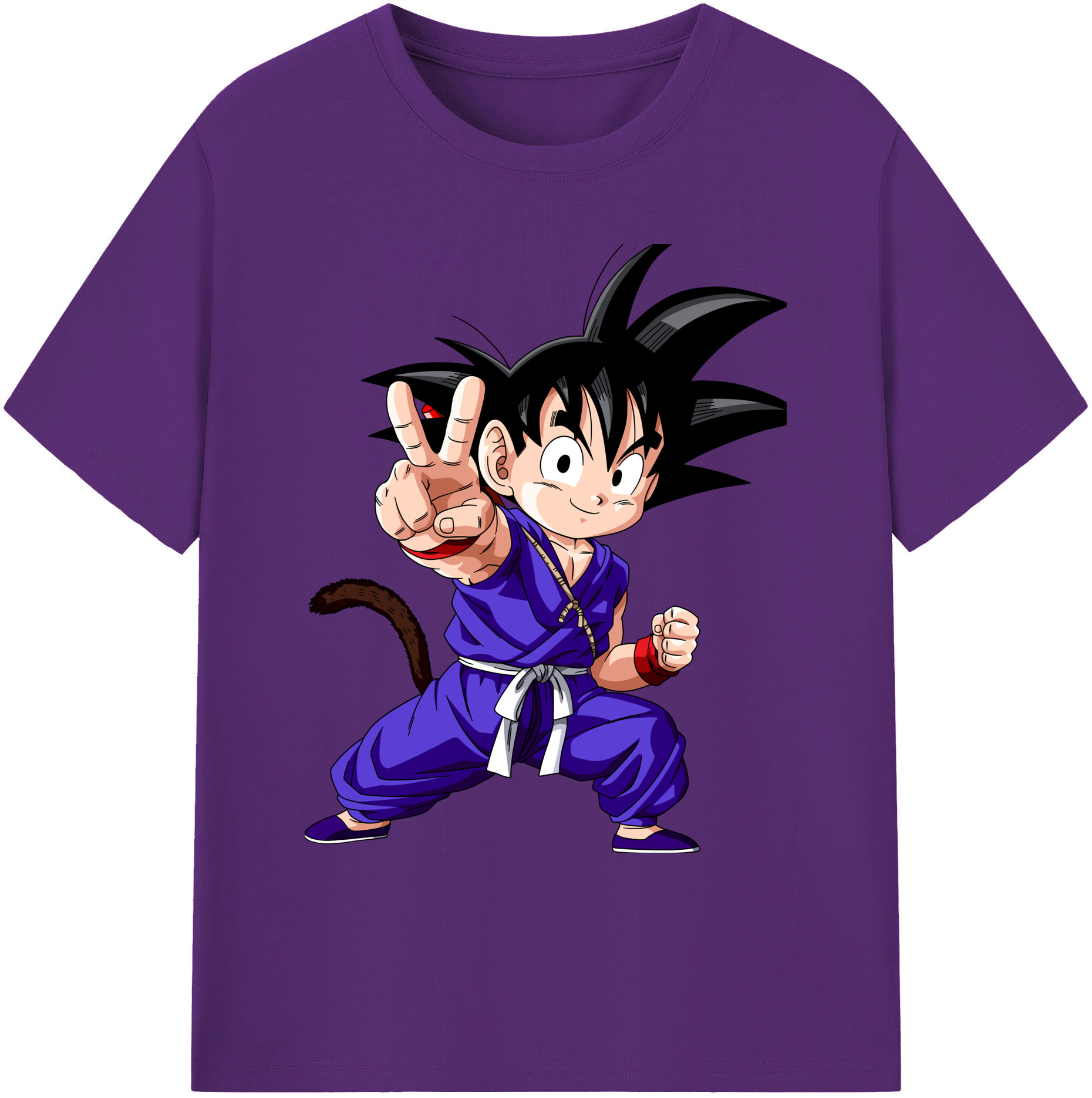 （画像用） ドラゴンボール 孫悟空（そん ごくう）Son Goku カカロット DRAGON BALL Kakarotto 綿100％ メンズ半袖Tシャツ｜肌触りやわらか＆通気性