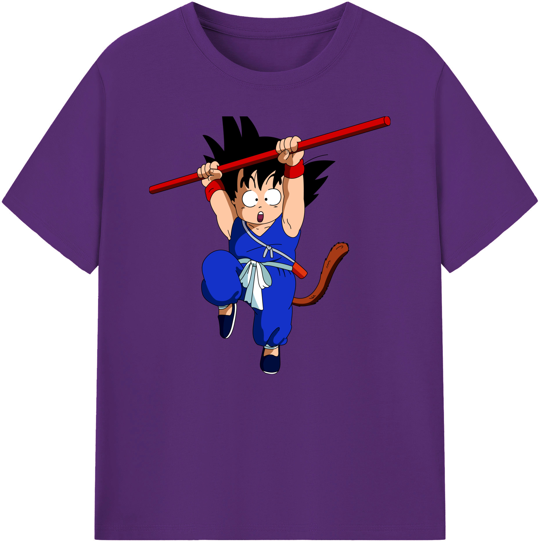 （画像用） ドラゴンボール 孫悟空（そん ごくう）Son Goku カカロット DRAGON BALL Kakarotto 綿100％ メンズ半袖Tシャツ｜肌触りやわらか＆通気性