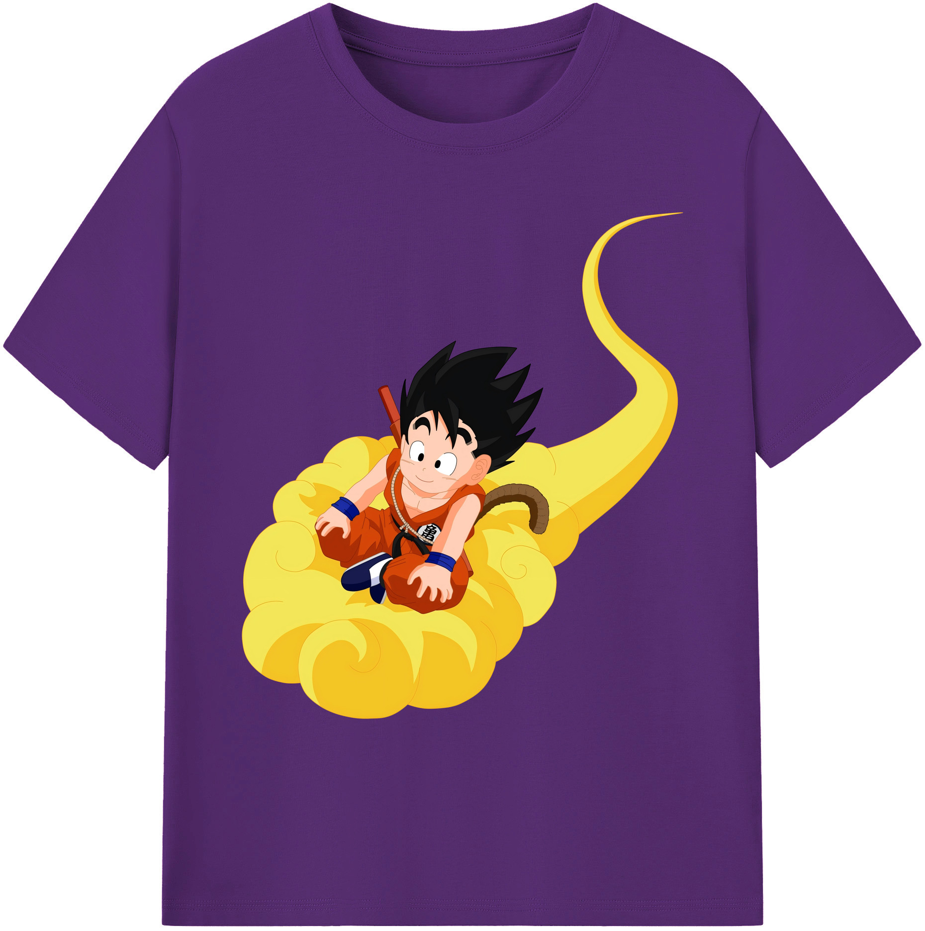 （画像用） ドラゴンボール 孫悟空（そん ごくう）Son Goku カカロット DRAGON BALL Kakarotto 綿100％ メンズ半袖Tシャツ｜肌触りやわらか＆通気性