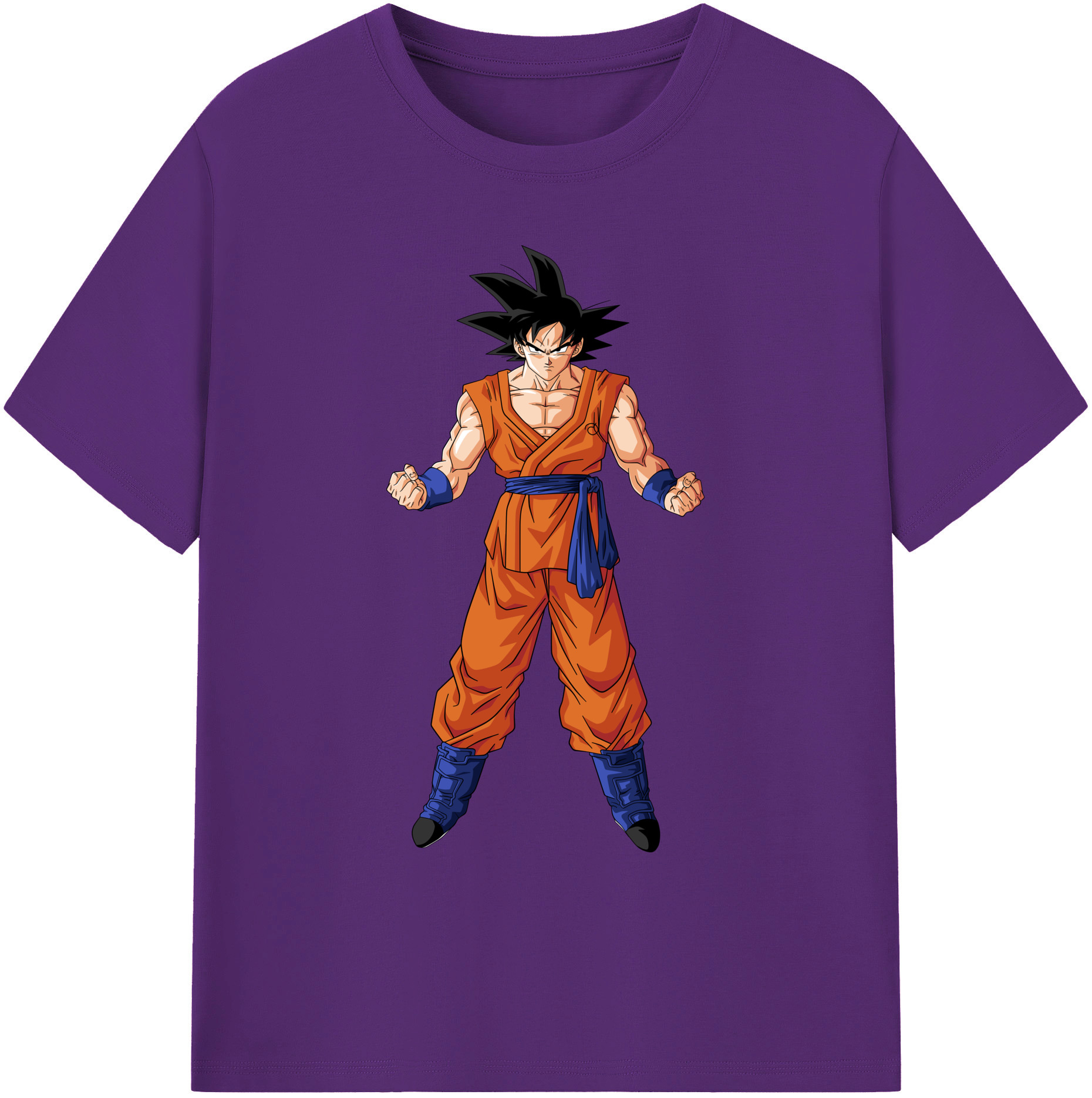 （画像用） ドラゴンボール 孫悟空（そん ごくう）Son Goku カカロット DRAGON BALL Kakarotto 綿100％ メンズ半袖Tシャツ｜肌触りやわらか＆通気性