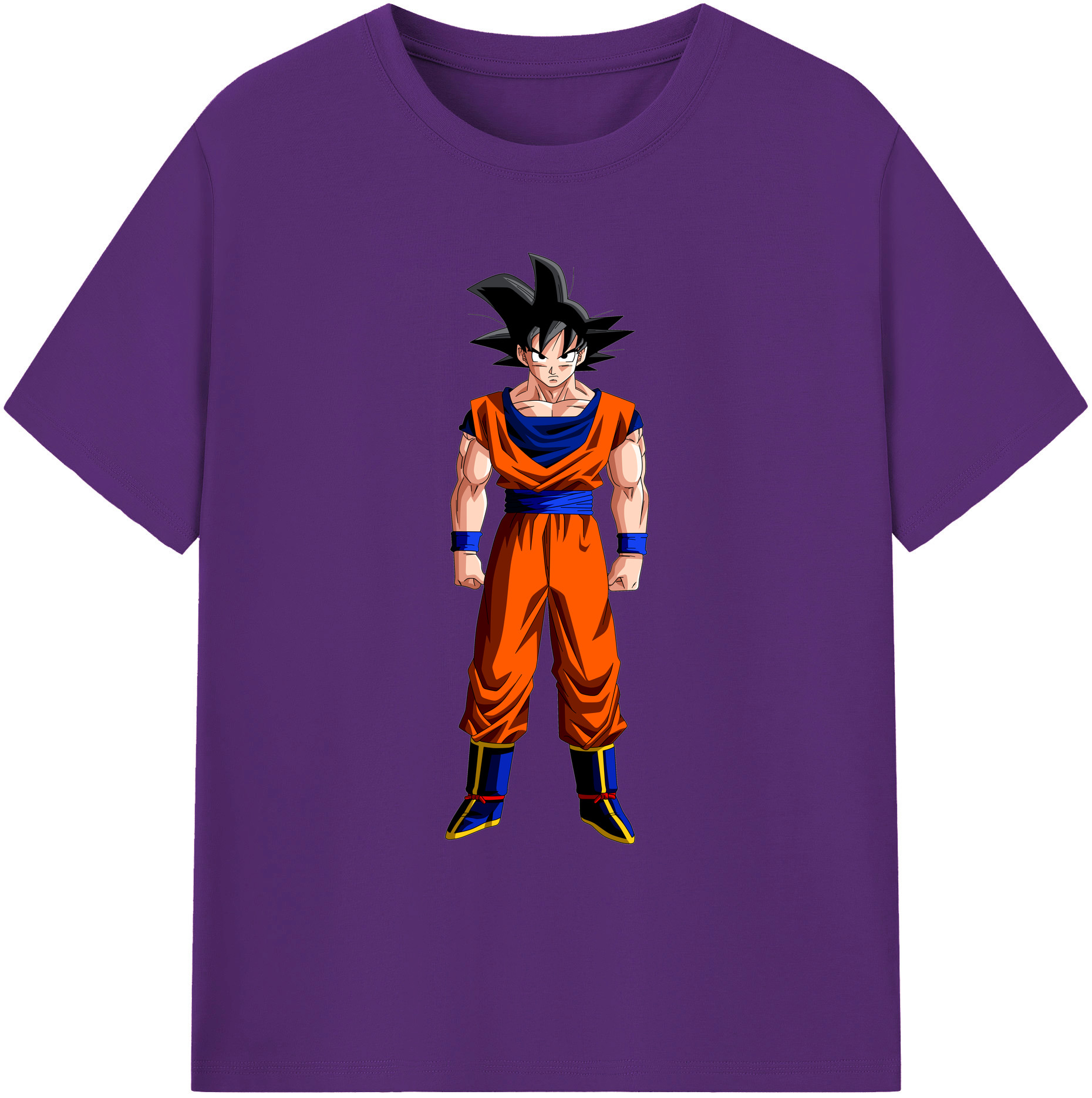 （画像用） ドラゴンボール 孫悟空（そん ごくう）Son Goku カカロット DRAGON BALL Kakarotto 綿100％ メンズ半袖Tシャツ｜肌触りやわらか＆通気性