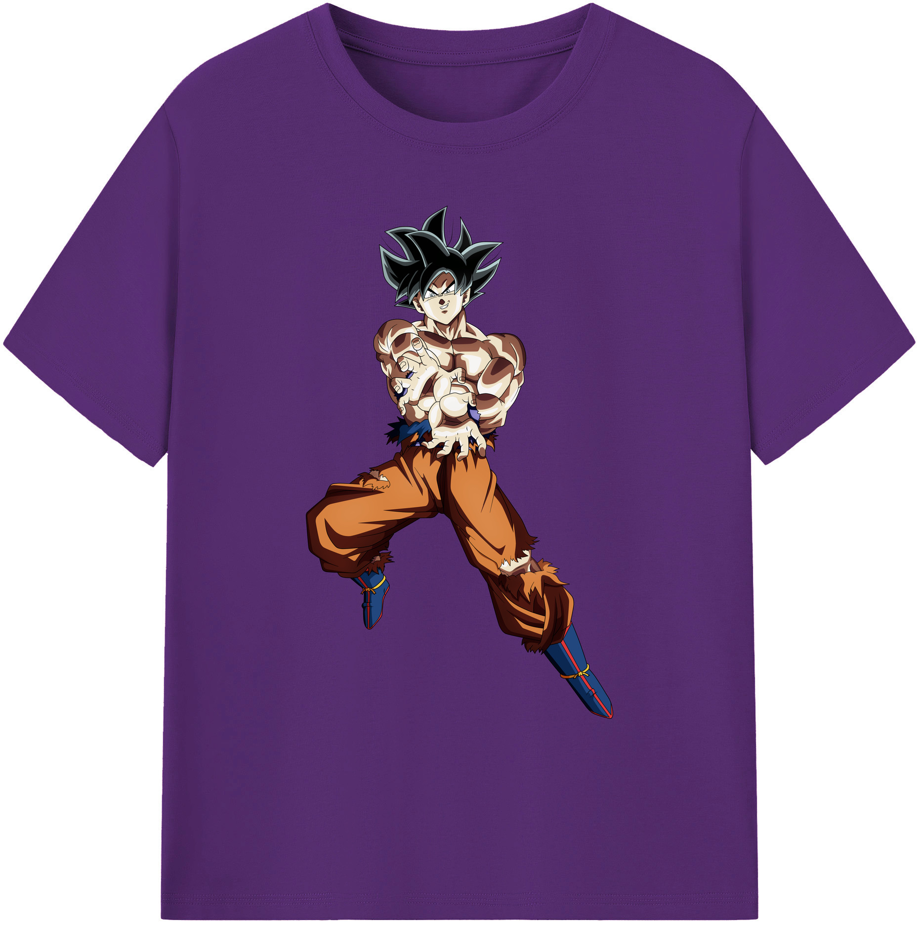 （画像用） ドラゴンボール 孫悟空（そん ごくう）Son Goku カカロット DRAGON BALL Kakarotto 綿100％ メンズ半袖Tシャツ｜肌触りやわらか＆通気性