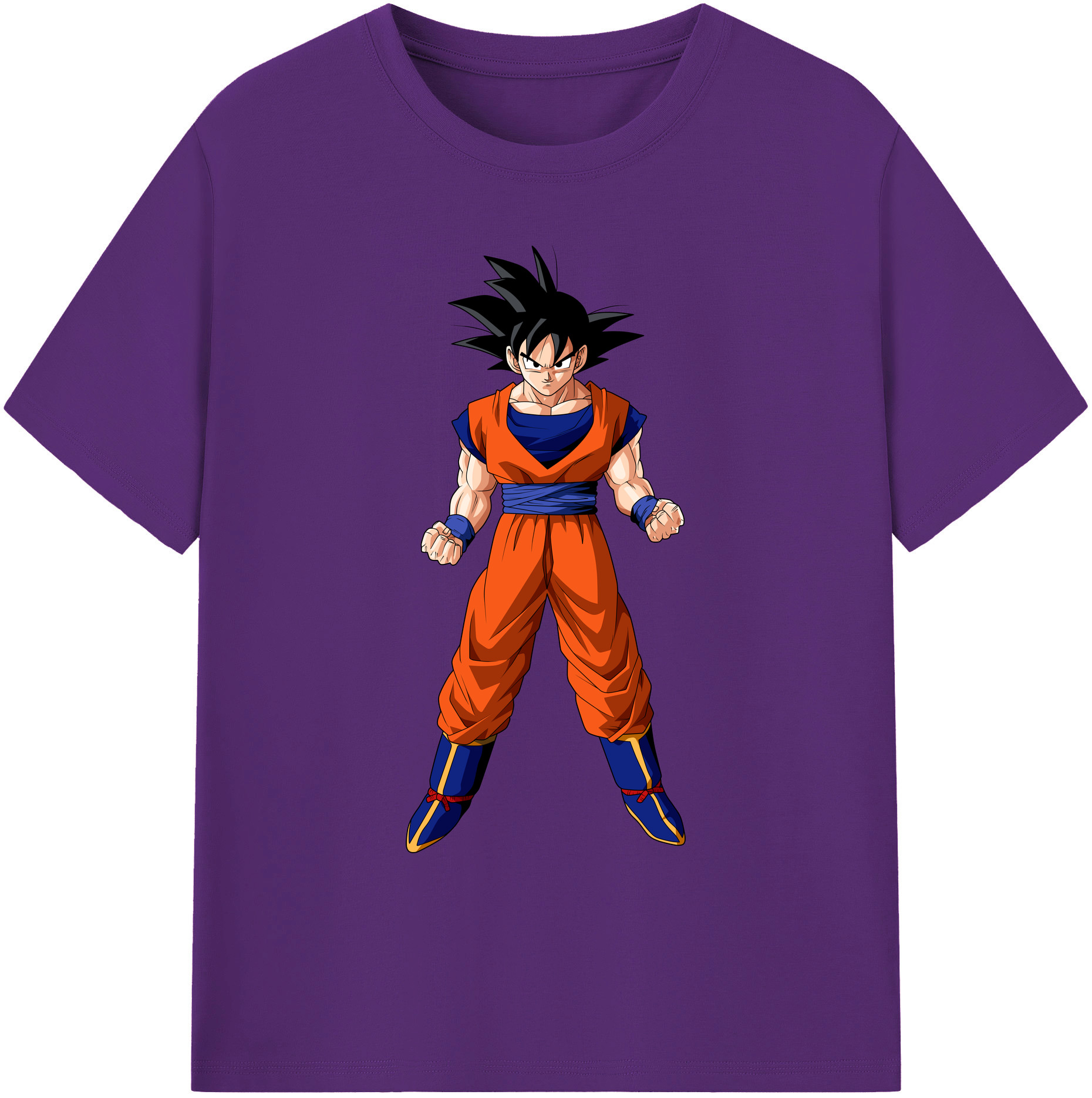 （画像用） ドラゴンボール 孫悟空（そん ごくう）Son Goku カカロット DRAGON BALL Kakarotto 綿100％ メンズ半袖Tシャツ｜肌触りやわらか＆通気性