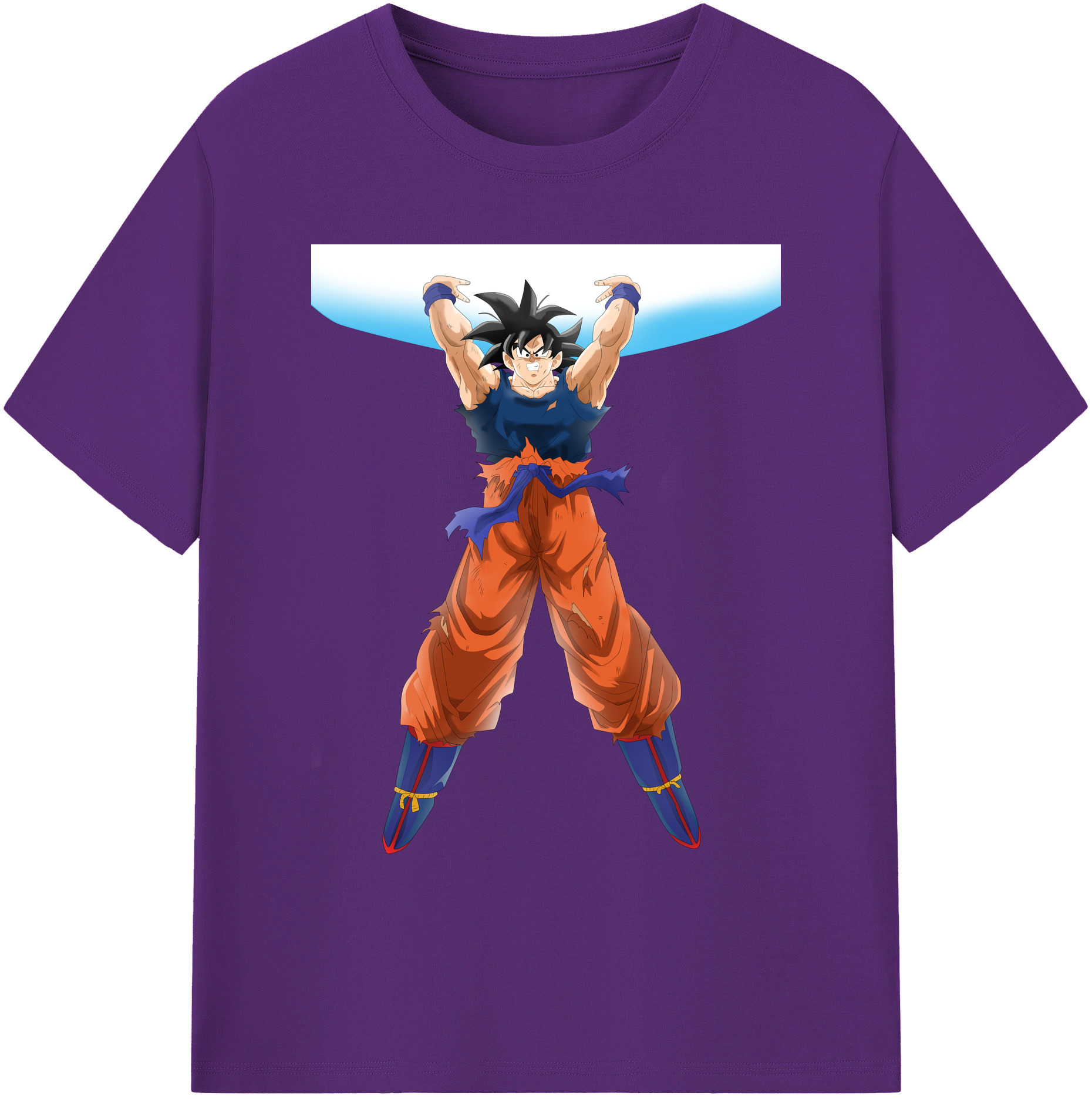 （画像用） ドラゴンボール 孫悟空（そん ごくう）Son Goku カカロット DRAGON BALL Kakarotto 綿100％ メンズ半袖Tシャツ｜肌触りやわらか＆通気性