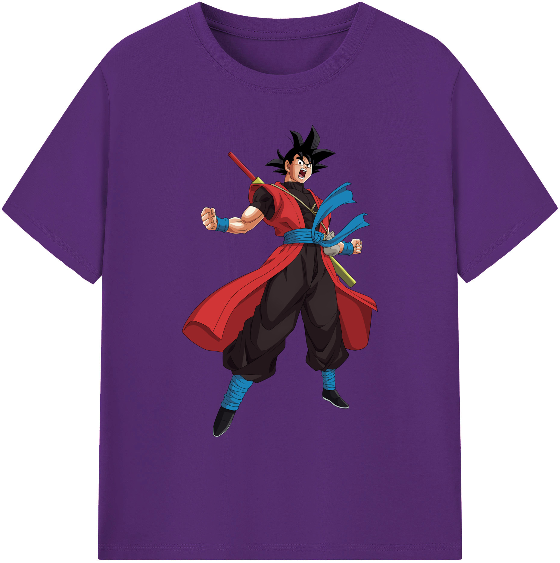 （画像用） ドラゴンボール 孫悟空（そん ごくう）Son Goku カカロット DRAGON BALL Kakarotto 綿100％ メンズ半袖Tシャツ｜肌触りやわらか＆通気性