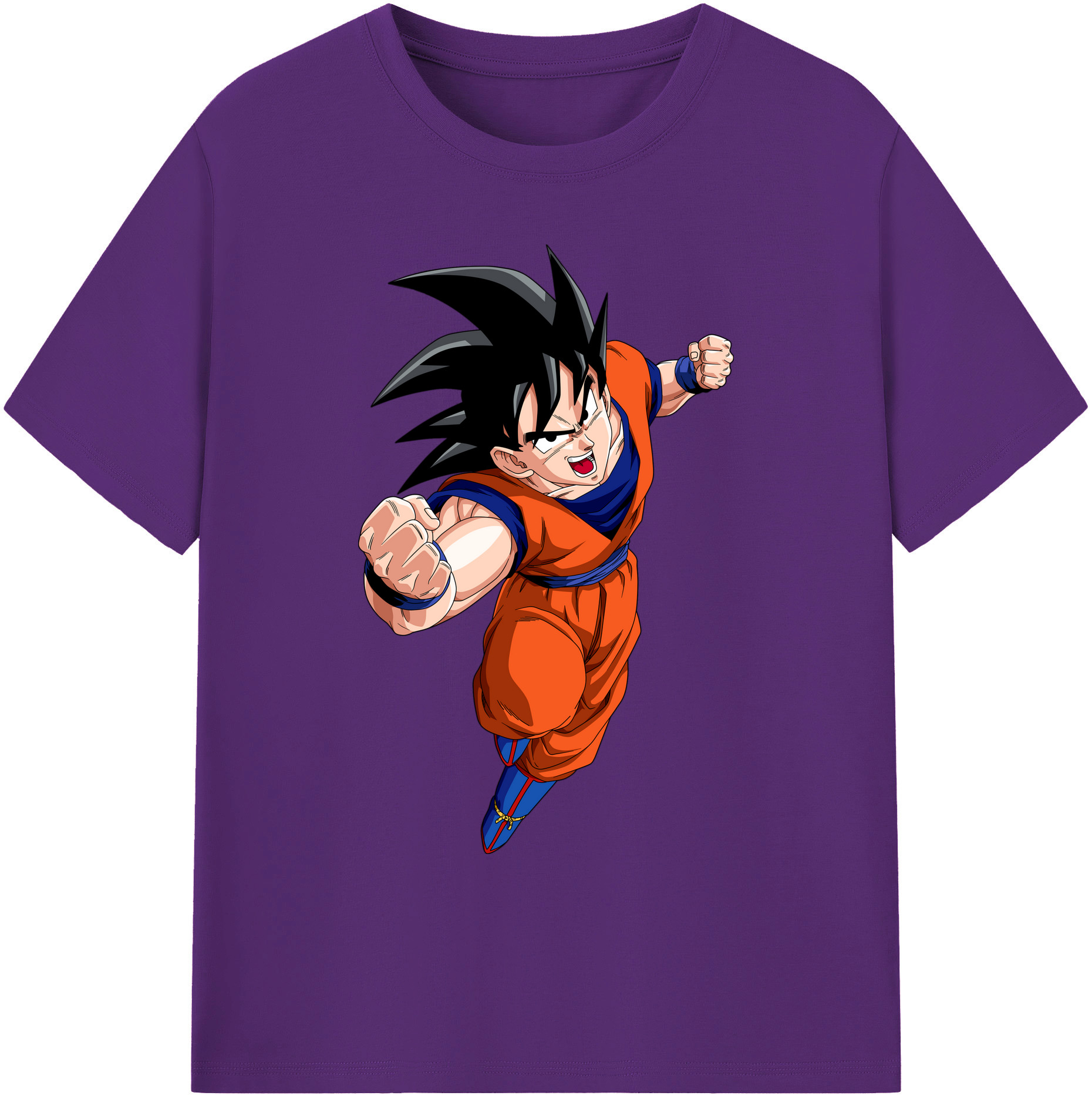 （画像用） ドラゴンボール 孫悟空（そん ごくう）Son Goku カカロット DRAGON BALL Kakarotto 綿100％ メンズ半袖Tシャツ｜肌触りやわらか＆通気性