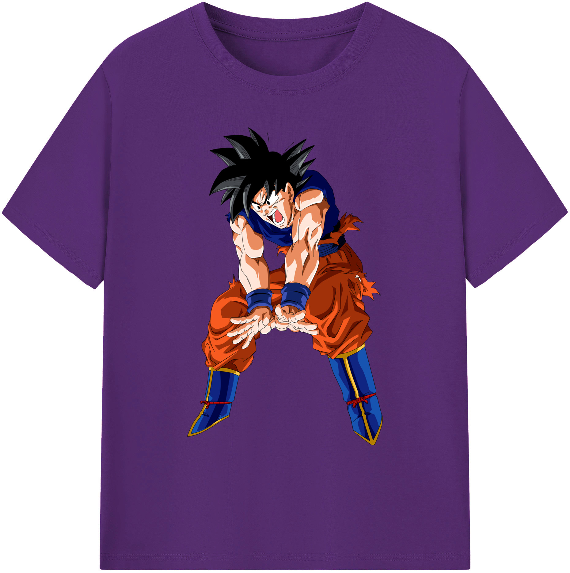 （画像用） ドラゴンボール 孫悟空（そん ごくう）Son Goku カカロット DRAGON BALL Kakarotto 綿100％ メンズ半袖Tシャツ｜肌触りやわらか＆通気性