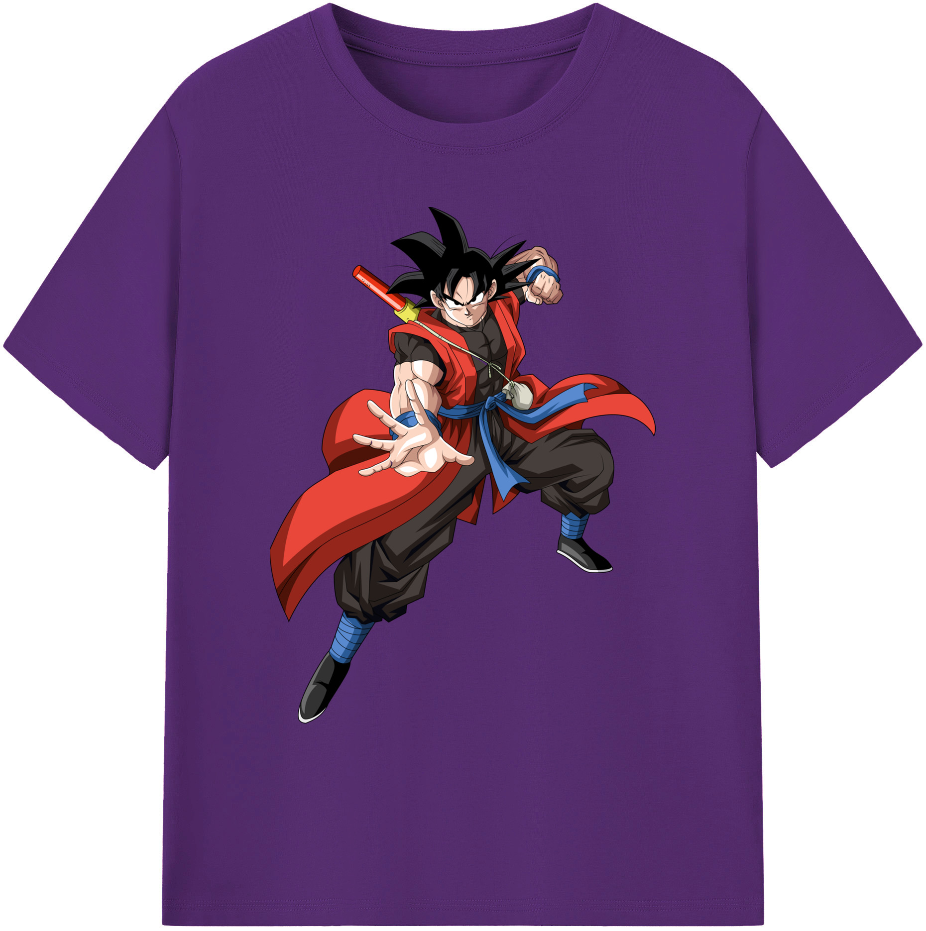 （画像用） ドラゴンボール 孫悟空（そん ごくう）Son Goku カカロット DRAGON BALL Kakarotto 綿100％ メンズ半袖Tシャツ｜肌触りやわらか＆通気性