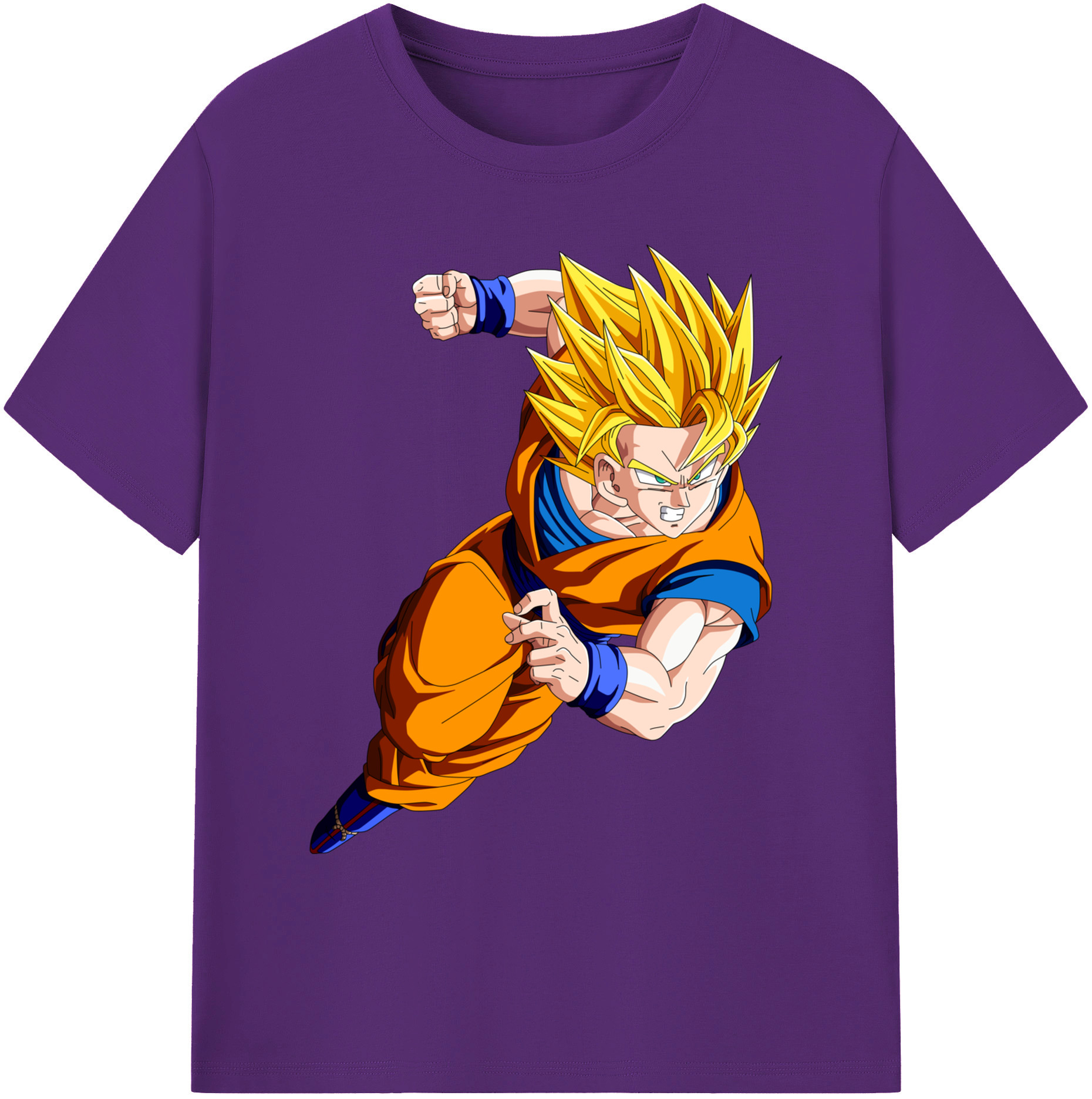 （画像用） ドラゴンボール 孫悟空（そん ごくう）Son Goku カカロット DRAGON BALL Kakarotto 綿100％ メンズ半袖Tシャツ｜肌触りやわらか＆通気性