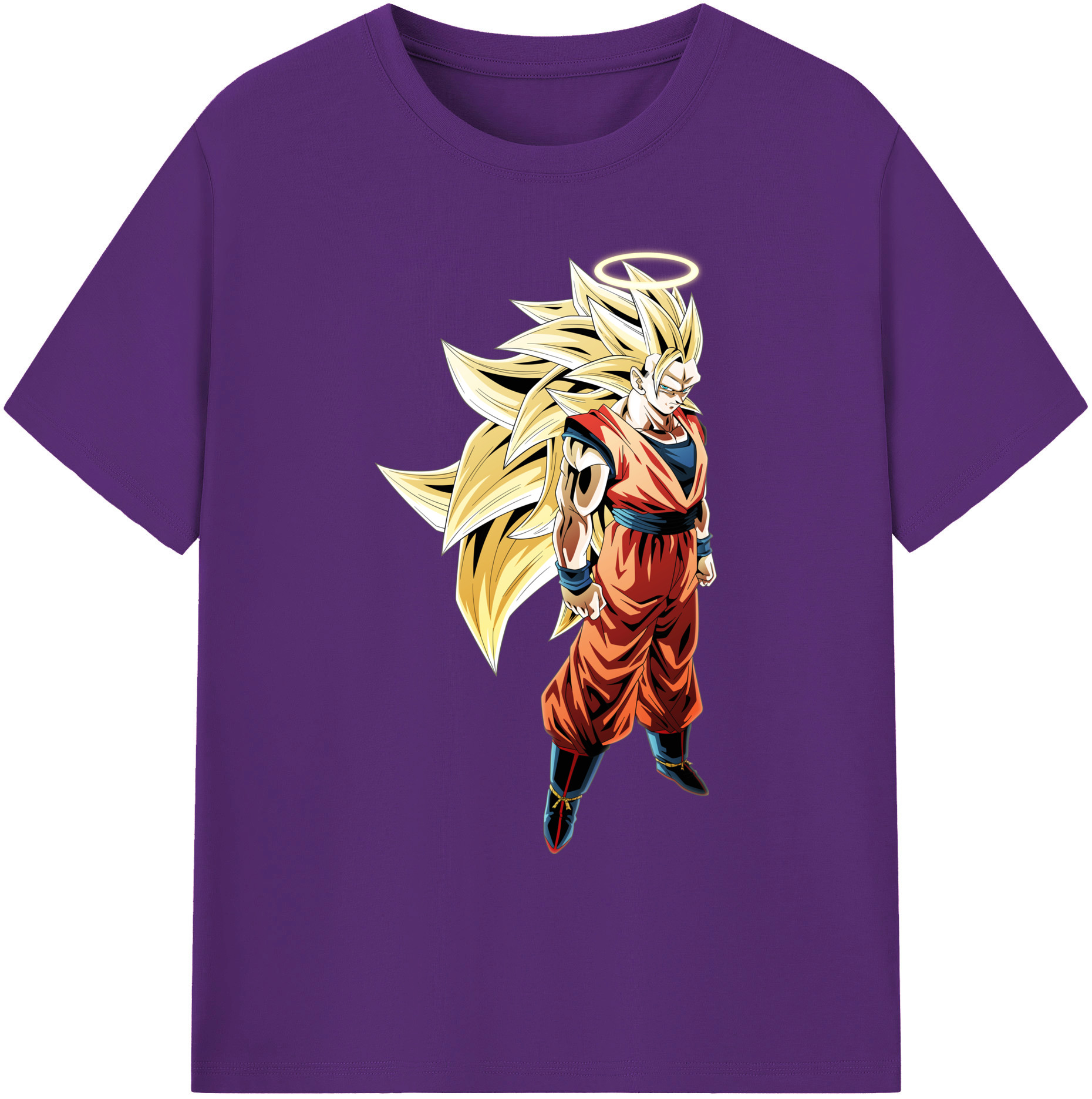 （画像用） ドラゴンボール 孫悟空（そん ごくう）Son Goku カカロット DRAGON BALL Kakarotto 綿100％ メンズ半袖Tシャツ｜肌触りやわらか＆通気性