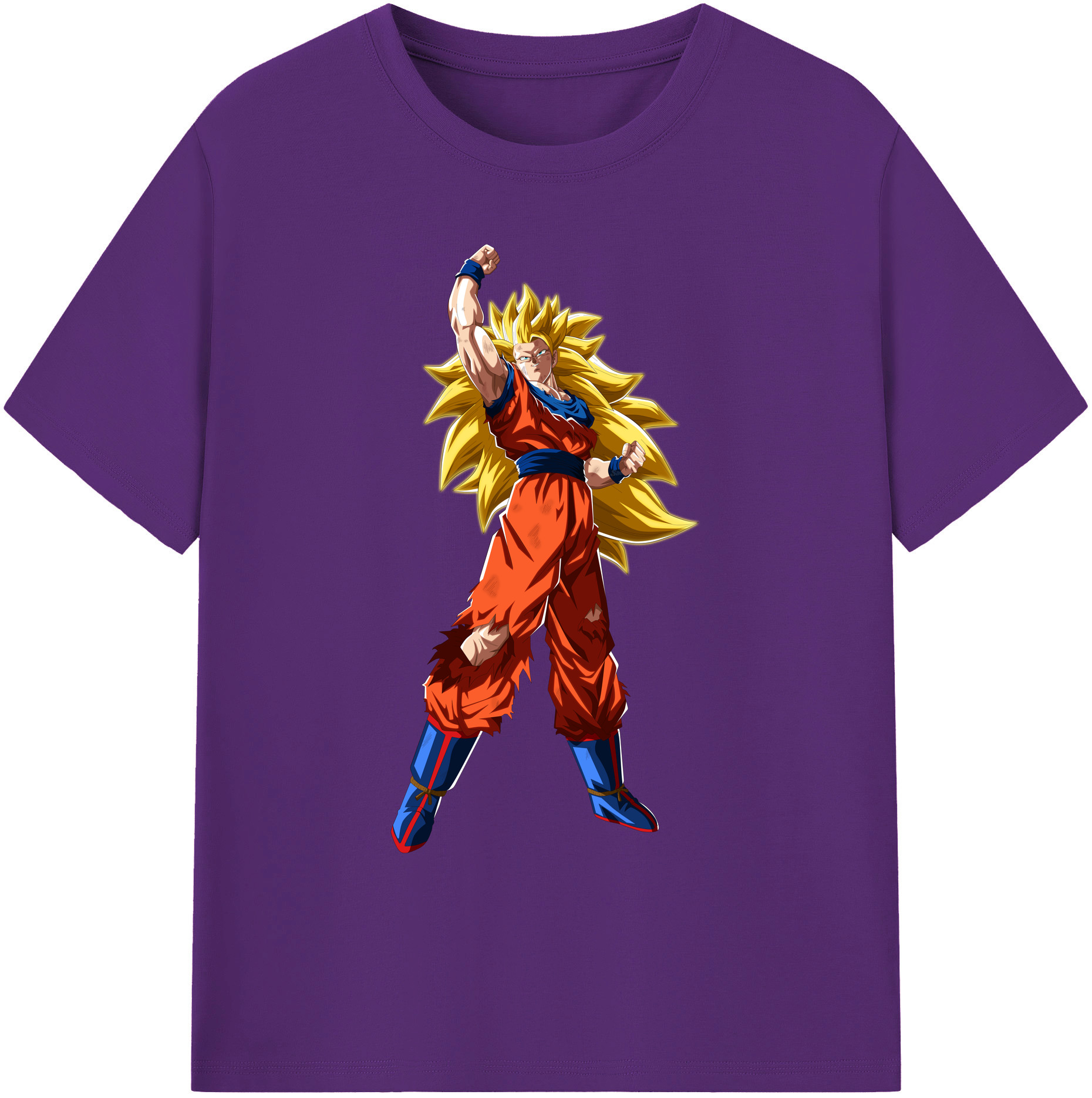 （画像用） ドラゴンボール 孫悟空（そん ごくう）Son Goku カカロット DRAGON BALL Kakarotto 綿100％ メンズ半袖Tシャツ｜肌触りやわらか＆通気性