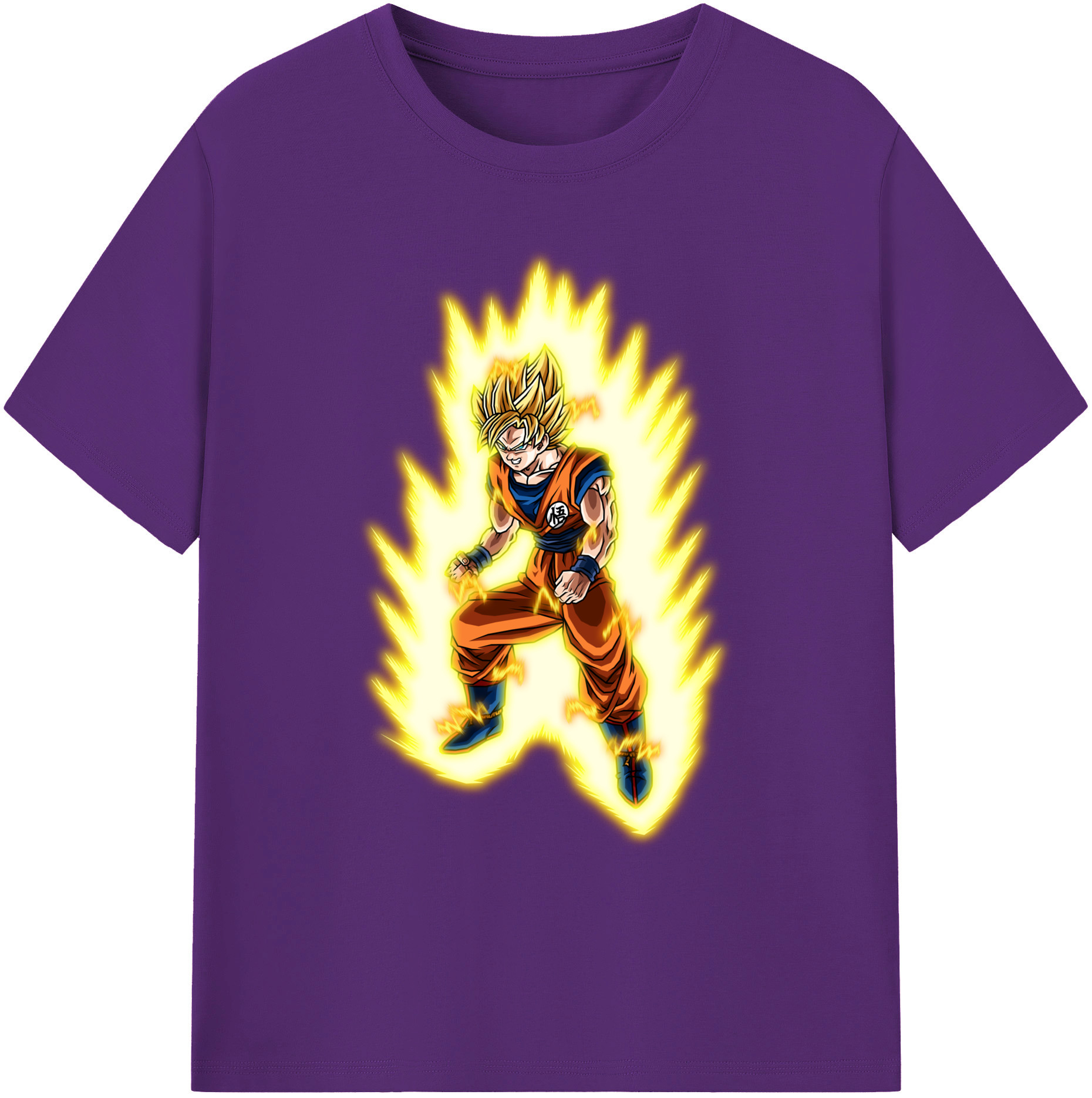 （画像用） ドラゴンボール 孫悟空（そん ごくう）Son Goku カカロット DRAGON BALL Kakarotto 綿100％ メンズ半袖Tシャツ｜肌触りやわらか＆通気性