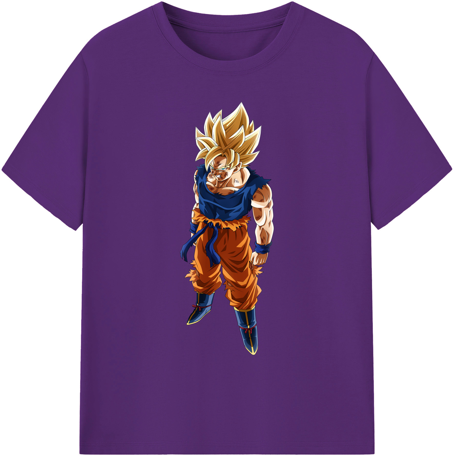 （画像用） ドラゴンボール 孫悟空（そん ごくう）Son Goku カカロット DRAGON BALL Kakarotto 綿100％ メンズ半袖Tシャツ｜肌触りやわらか＆通気性