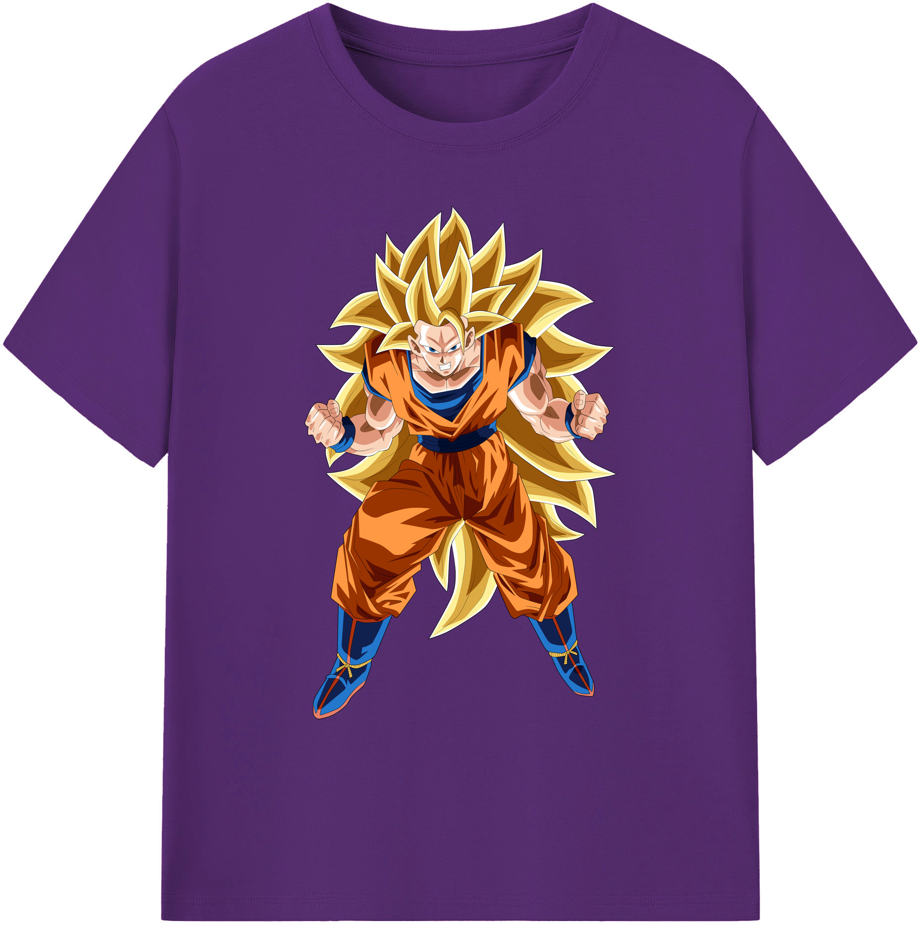 （画像用） ドラゴンボール 孫悟空（そん ごくう）Son Goku カカロット DRAGON BALL Kakarotto 綿100％ メンズ半袖Tシャツ｜肌触りやわらか＆通気性