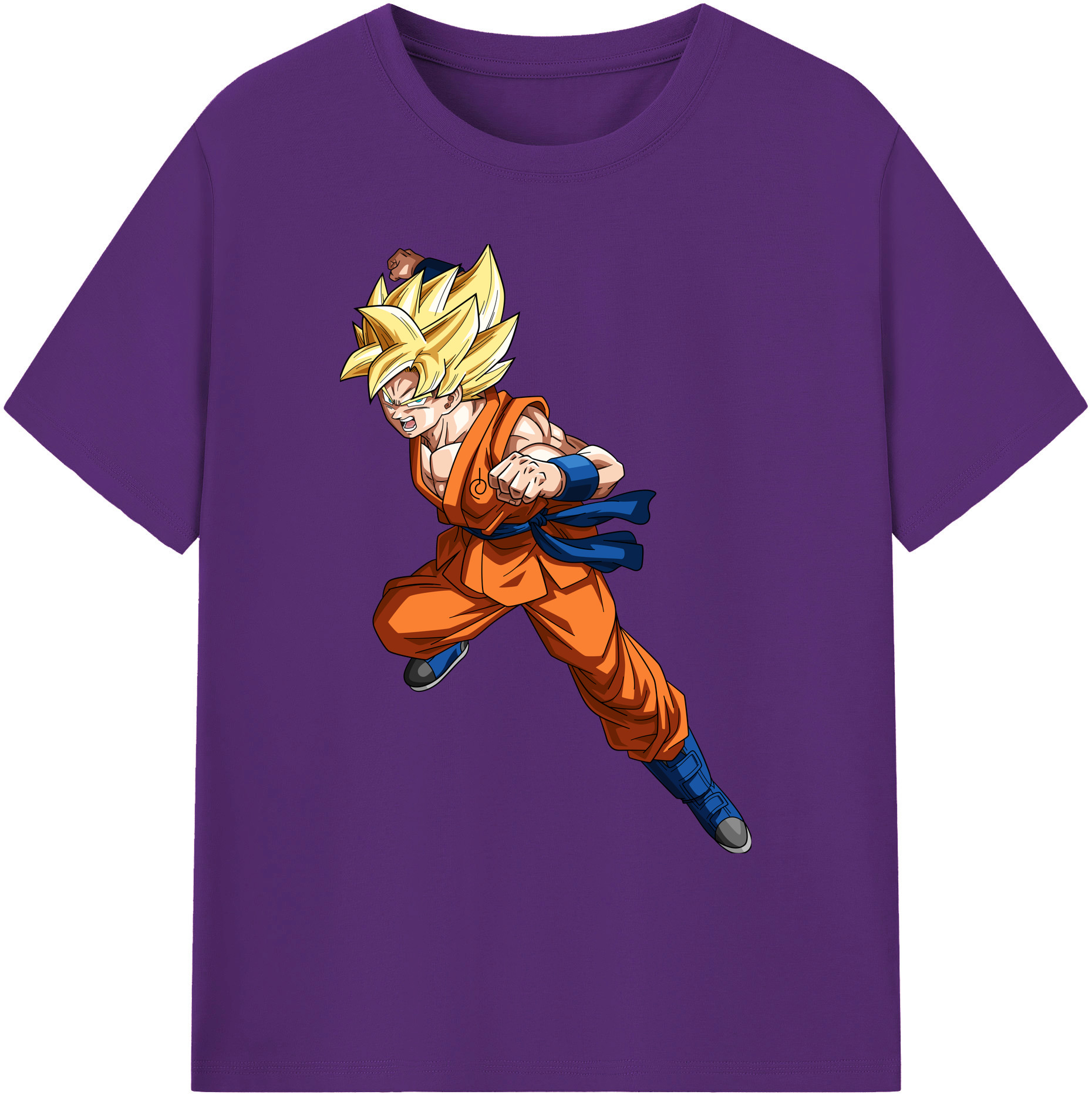 （画像用） ドラゴンボール 孫悟空（そん ごくう）Son Goku カカロット DRAGON BALL Kakarotto 綿100％ メンズ半袖Tシャツ｜肌触りやわらか＆通気性