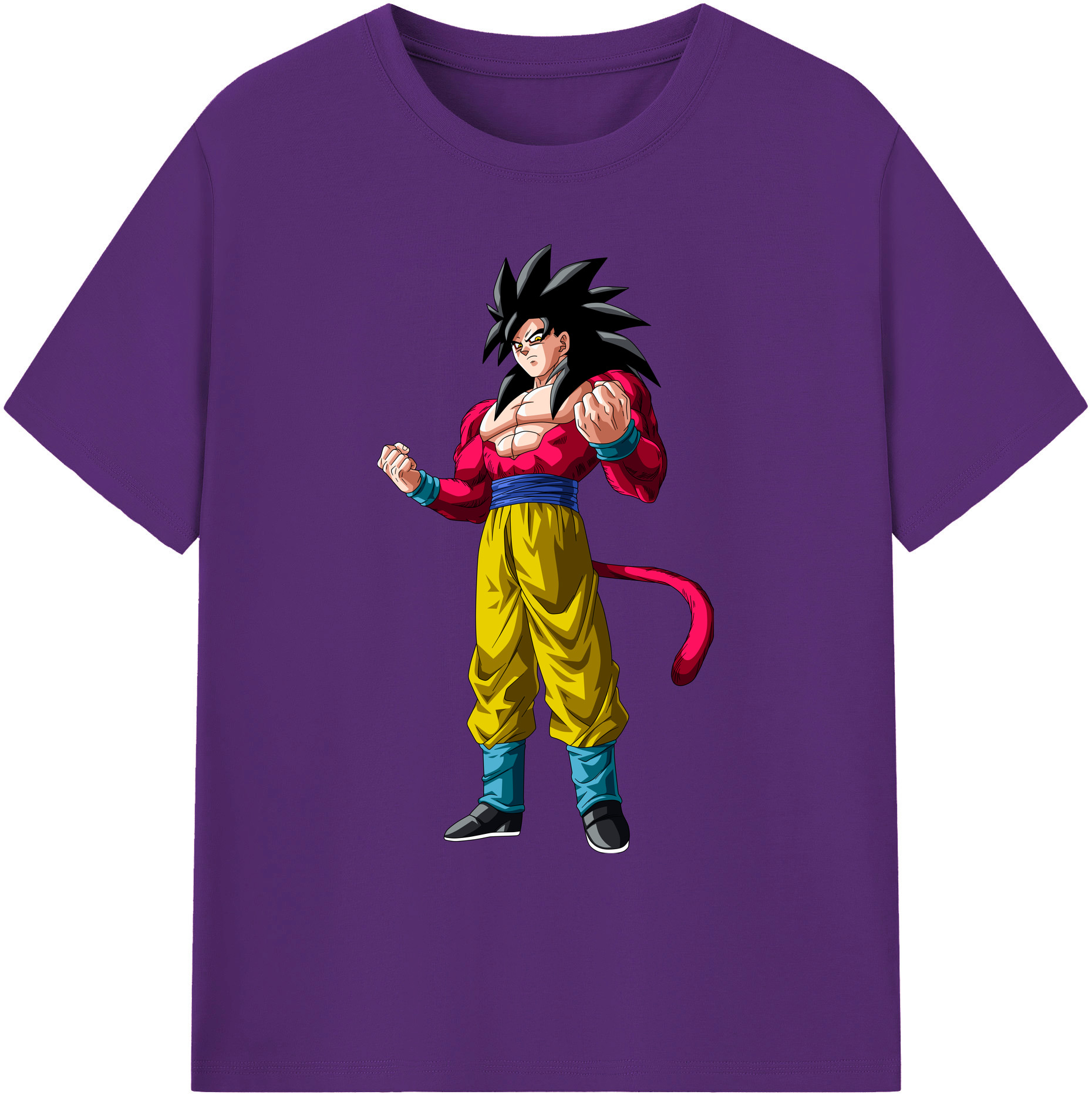 （画像用） ドラゴンボール 孫悟空（そん ごくう）Son Goku カカロット DRAGON BALL Kakarotto 綿100％ メンズ半袖Tシャツ｜肌触りやわらか＆通気性