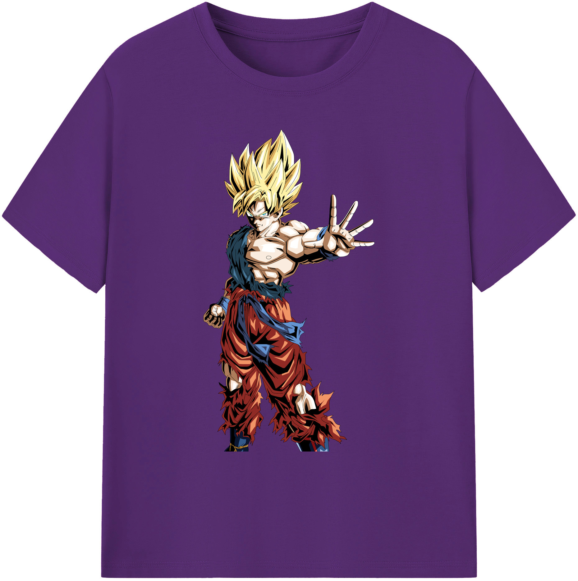 （画像用） ドラゴンボール 孫悟空（そん ごくう）Son Goku カカロット DRAGON BALL Kakarotto 綿100％ メンズ半袖Tシャツ｜肌触りやわらか＆通気性