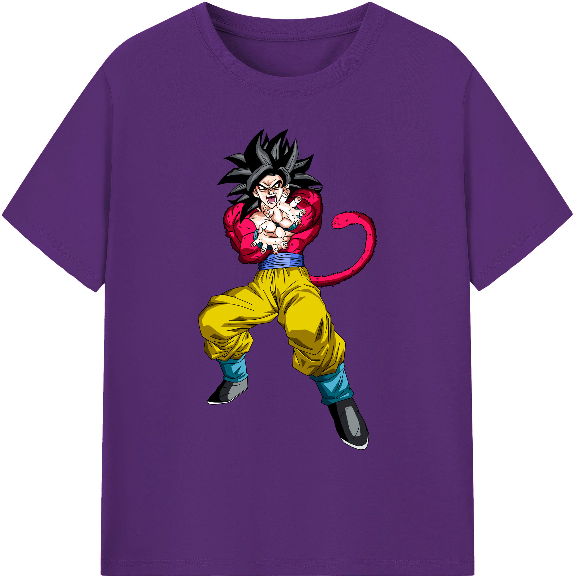 （画像用） ドラゴンボール 孫悟空（そん ごくう）Son Goku カカロット DRAGON BALL Kakarotto 綿100％ メンズ半袖Tシャツ｜肌触りやわらか＆通気性
