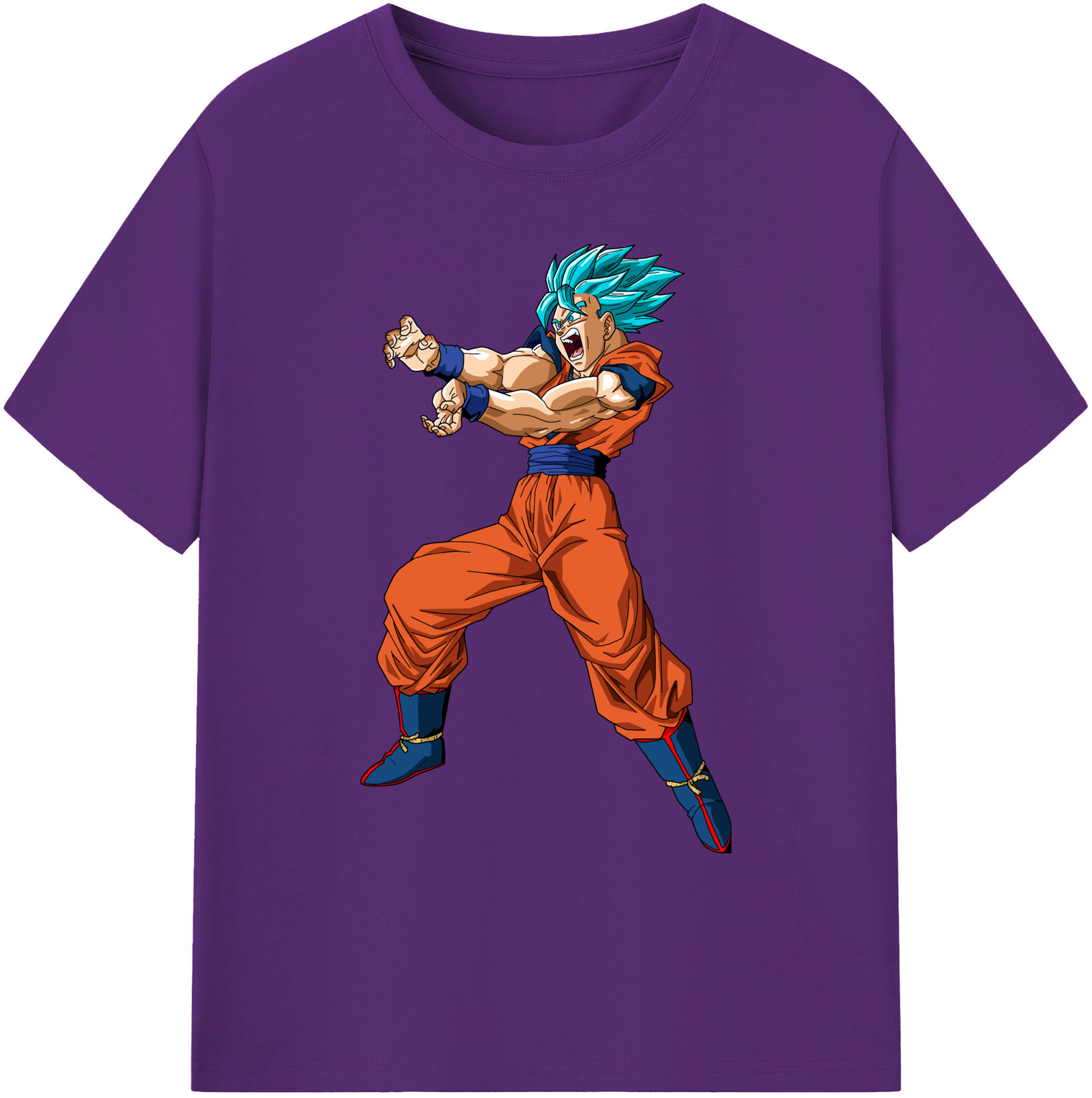 （画像用） ドラゴンボール 孫悟空（そん ごくう）Son Goku カカロット DRAGON BALL Kakarotto 綿100％ メンズ半袖Tシャツ｜肌触りやわらか＆通気性