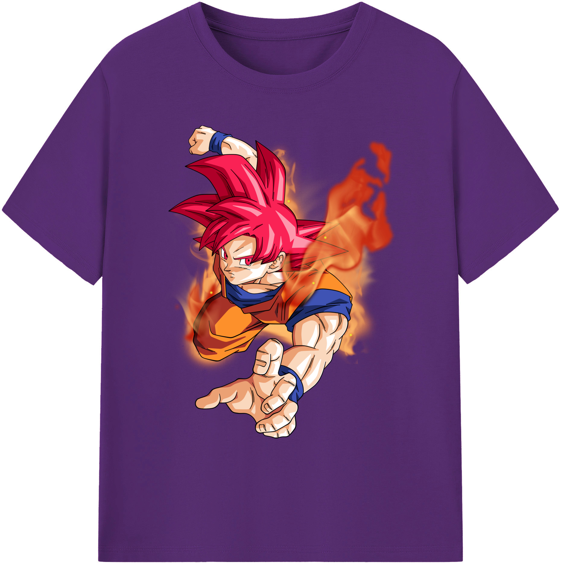 （画像用） ドラゴンボール 孫悟空（そん ごくう）Son Goku カカロット DRAGON BALL Kakarotto 綿100％ メンズ半袖Tシャツ｜肌触りやわらか＆通気性