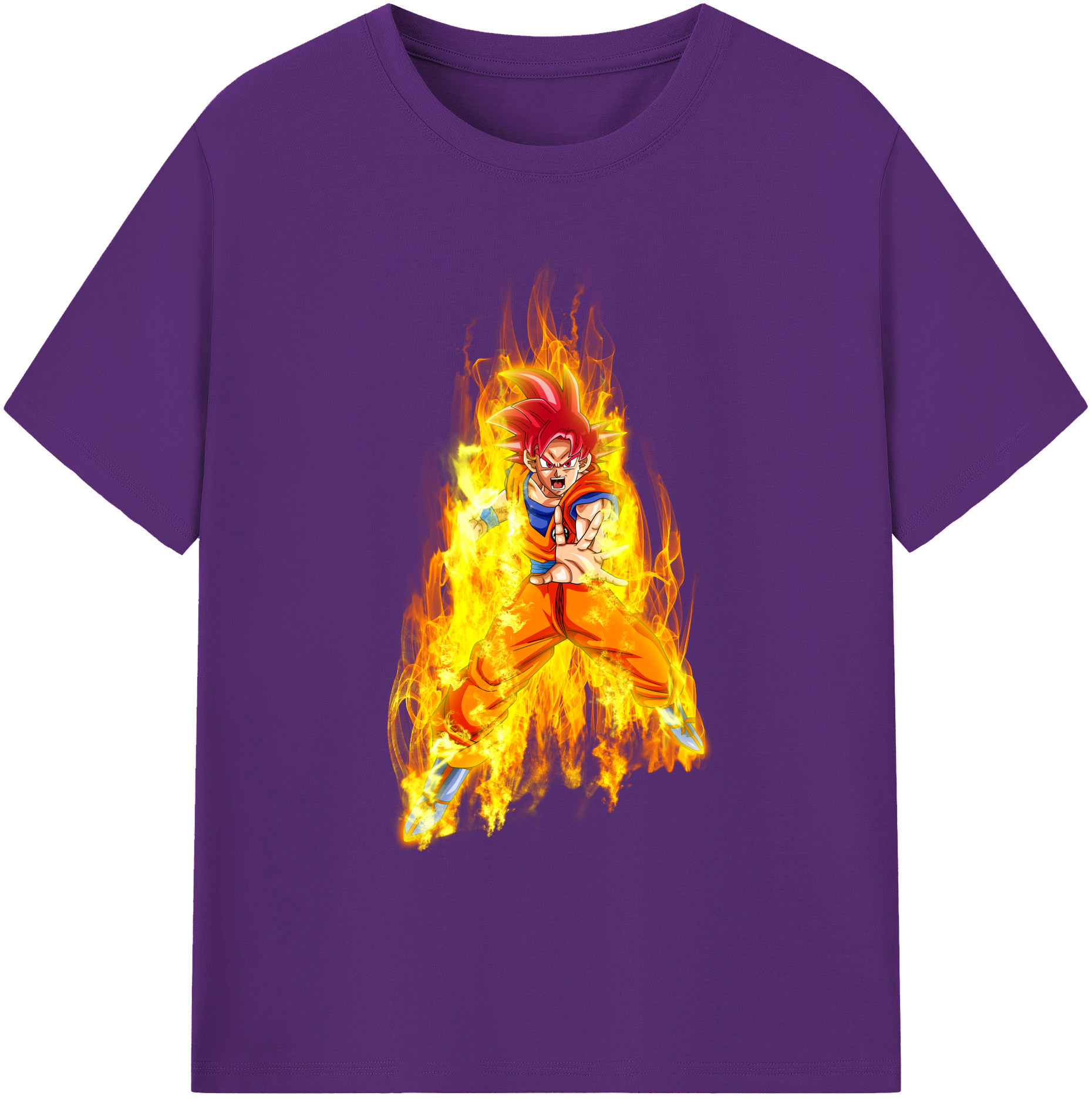 （画像用） ドラゴンボール 孫悟空（そん ごくう）Son Goku カカロット DRAGON BALL Kakarotto 綿100％ メンズ半袖Tシャツ｜肌触りやわらか＆通気性
