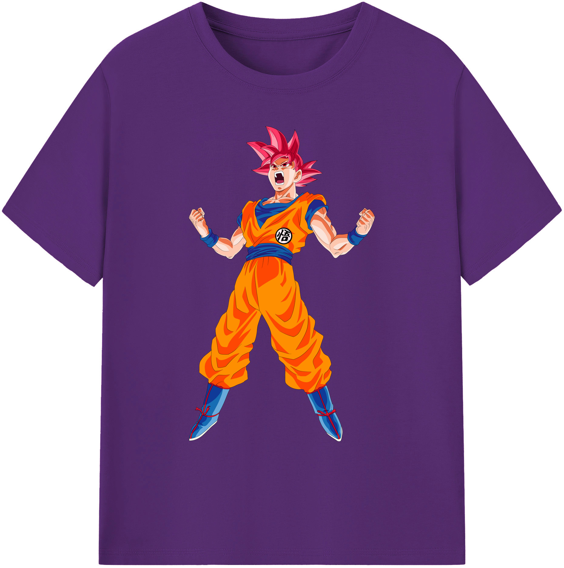 （画像用） ドラゴンボール 孫悟空（そん ごくう）Son Goku カカロット DRAGON BALL Kakarotto 綿100％ メンズ半袖Tシャツ｜肌触りやわらか＆通気性